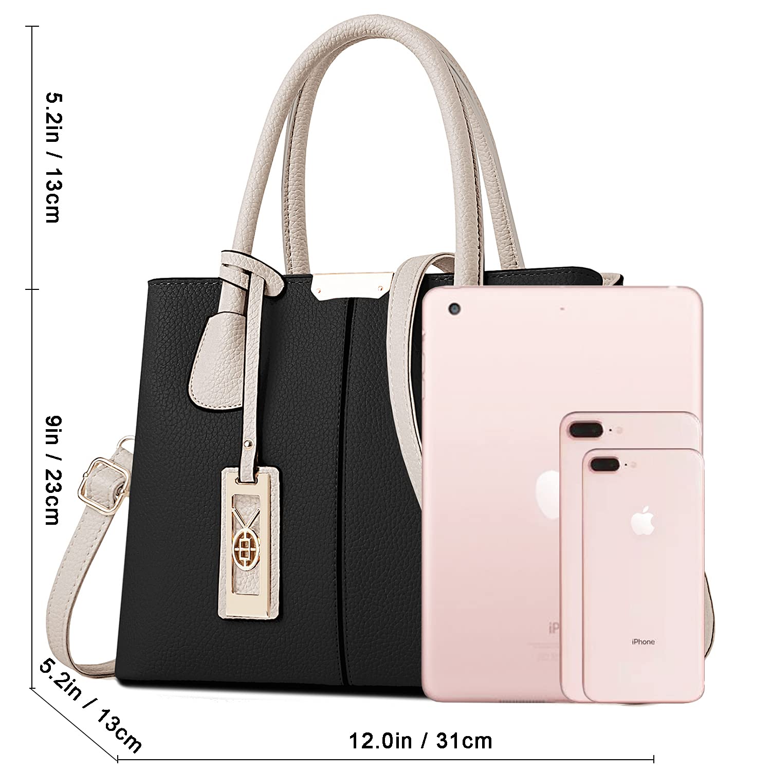 Chicarousal Women's Leather Crossbody Bag - Stylish Tote & Shoulder Purse for Daily Use