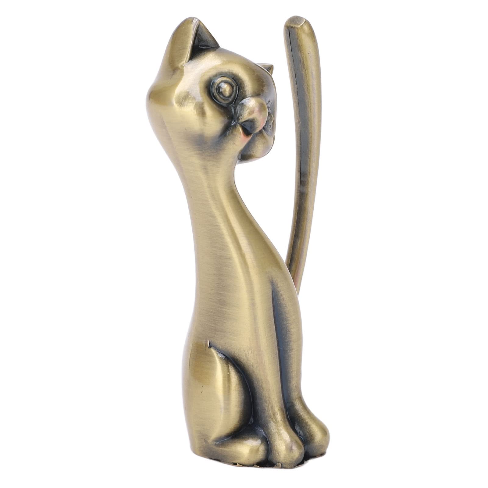 GLOGLOW Cat Key Holder - Durable Zinc Alloy Jewelry Organizer with Ample Space for Keys - Perfect for Home, Office & Gift Giving