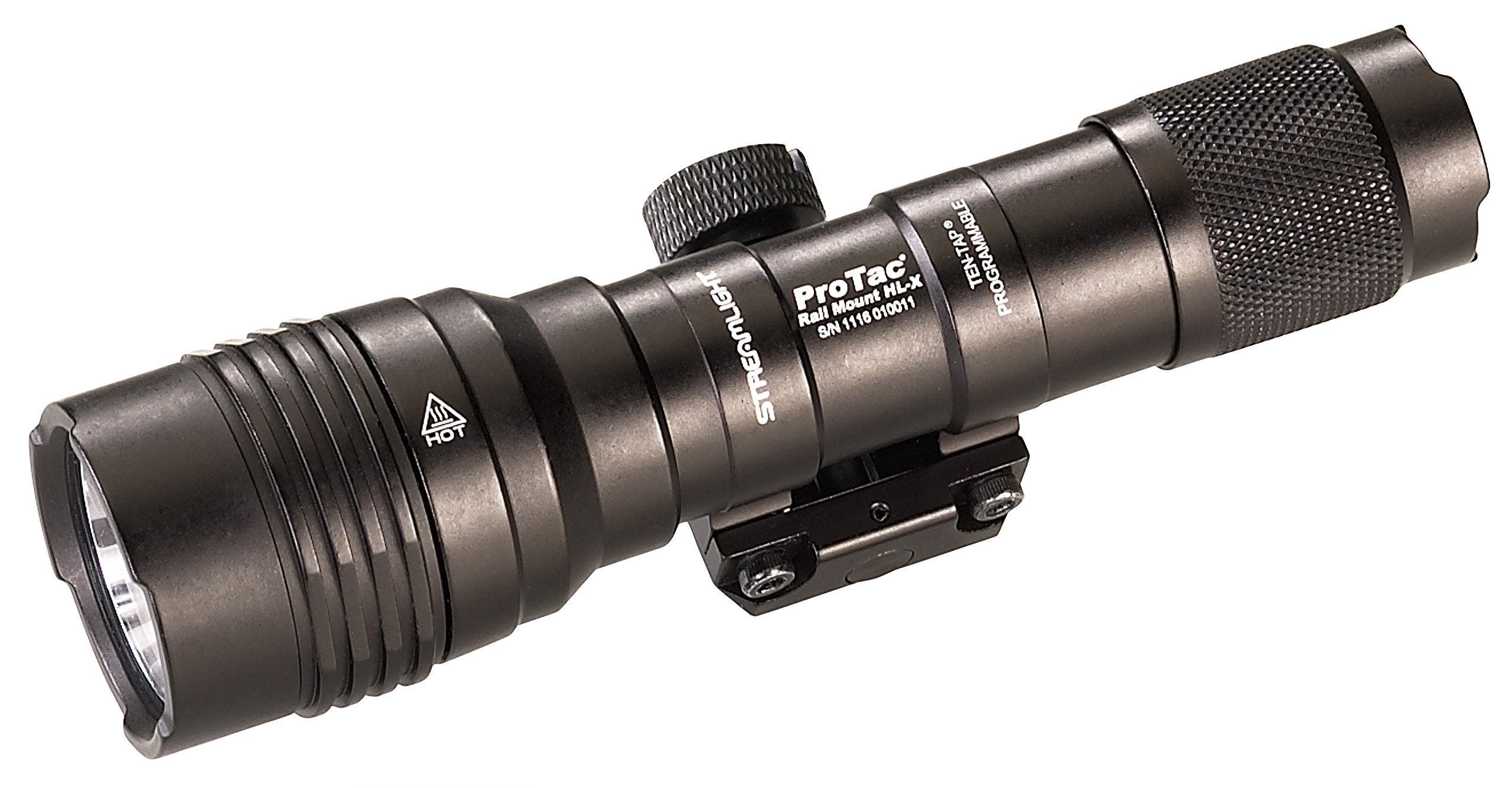 Streamlight 88066 ProTac Rail Mount HL-X 1000-Lumen Tactical Flashlight with Remote Switch | Weapon Light for Rifles & Shotguns | Includes CR123A Batteries & Mounting Clips | Ideal for Hunting, Home Defense & Tactical Operations