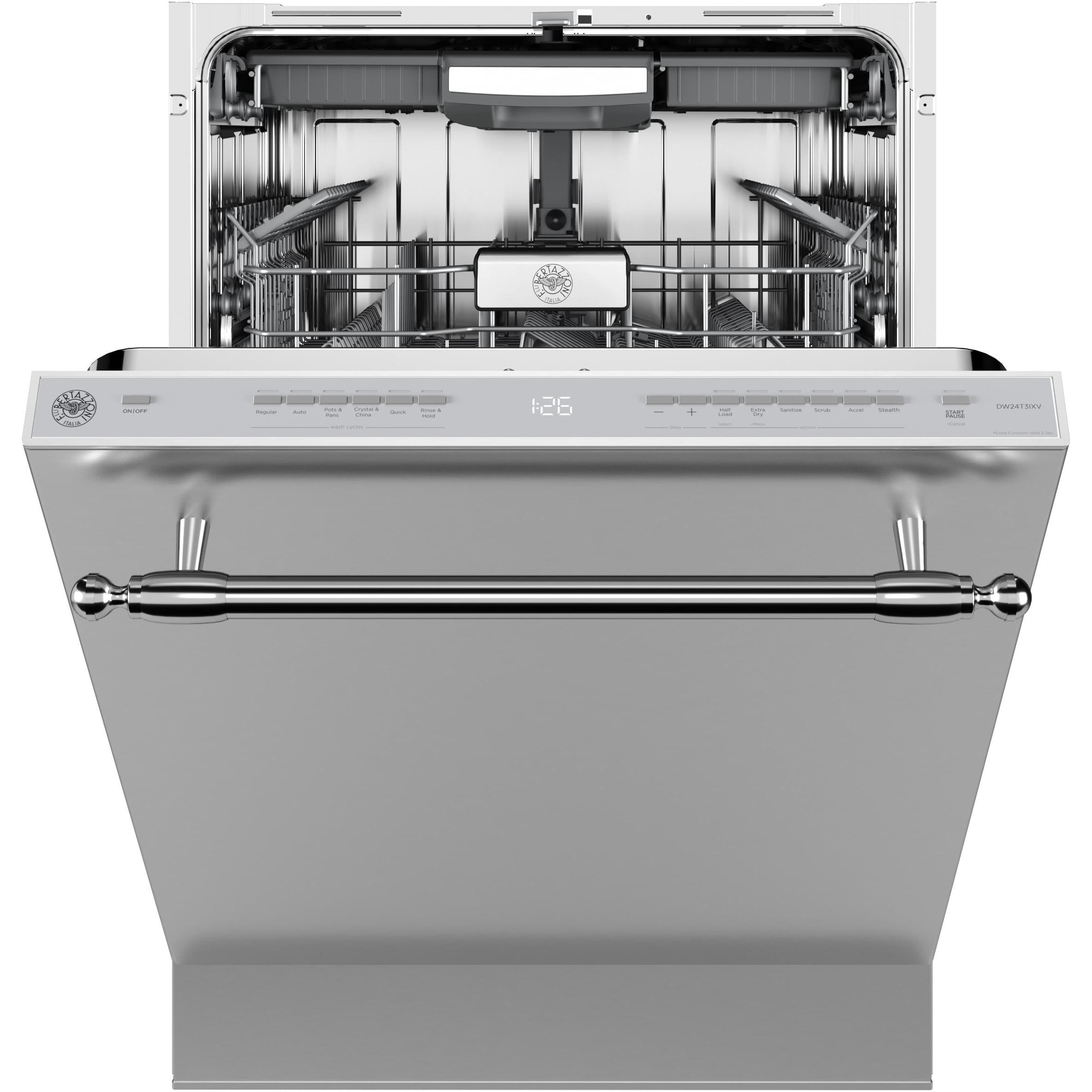 Bertazzoni 24 Inch Built-in Dishwasher DW24T3IXV - Stainless Steel, Energy Star Certified for Modern Kitchens