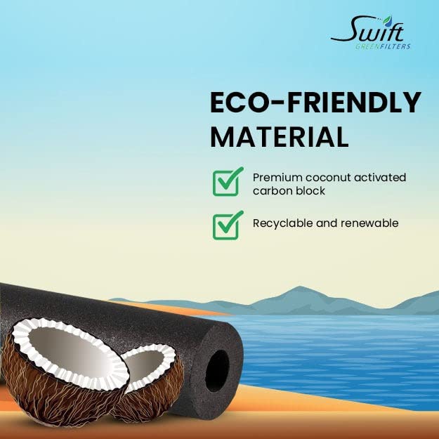 **Swift Green Filters SGF-8812X-S Replacement Water Filter (2 Pack) – Compatible with CFS8812X-S, 5601103, BGC-2200S, CELF-1M-P – Made in USA – Ideal for Commercial & Restaurant Water Filtration Systems**