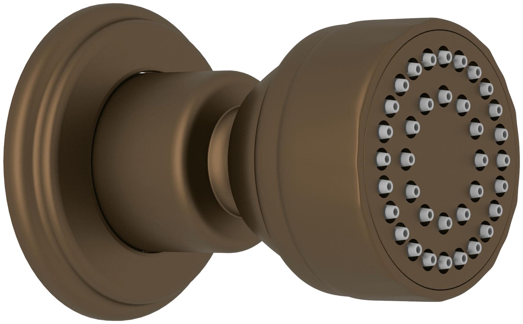 Rohl U.5570EB English Bronze Body Spray Shower Head - Luxury Bathroom Fixture for Spa-Like Shower Experience