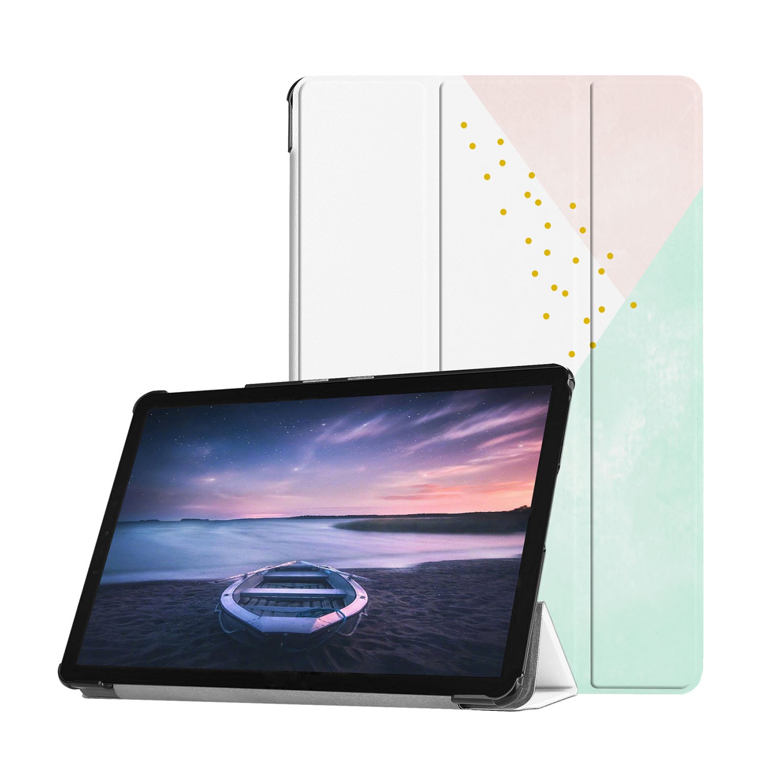 Samsung Tablet Case - Premium Slim Protective Cover with Scandi Luxe Design for Galaxy Tab A/S6/S7/S8 - Perfect for Work, Travel & Home Use