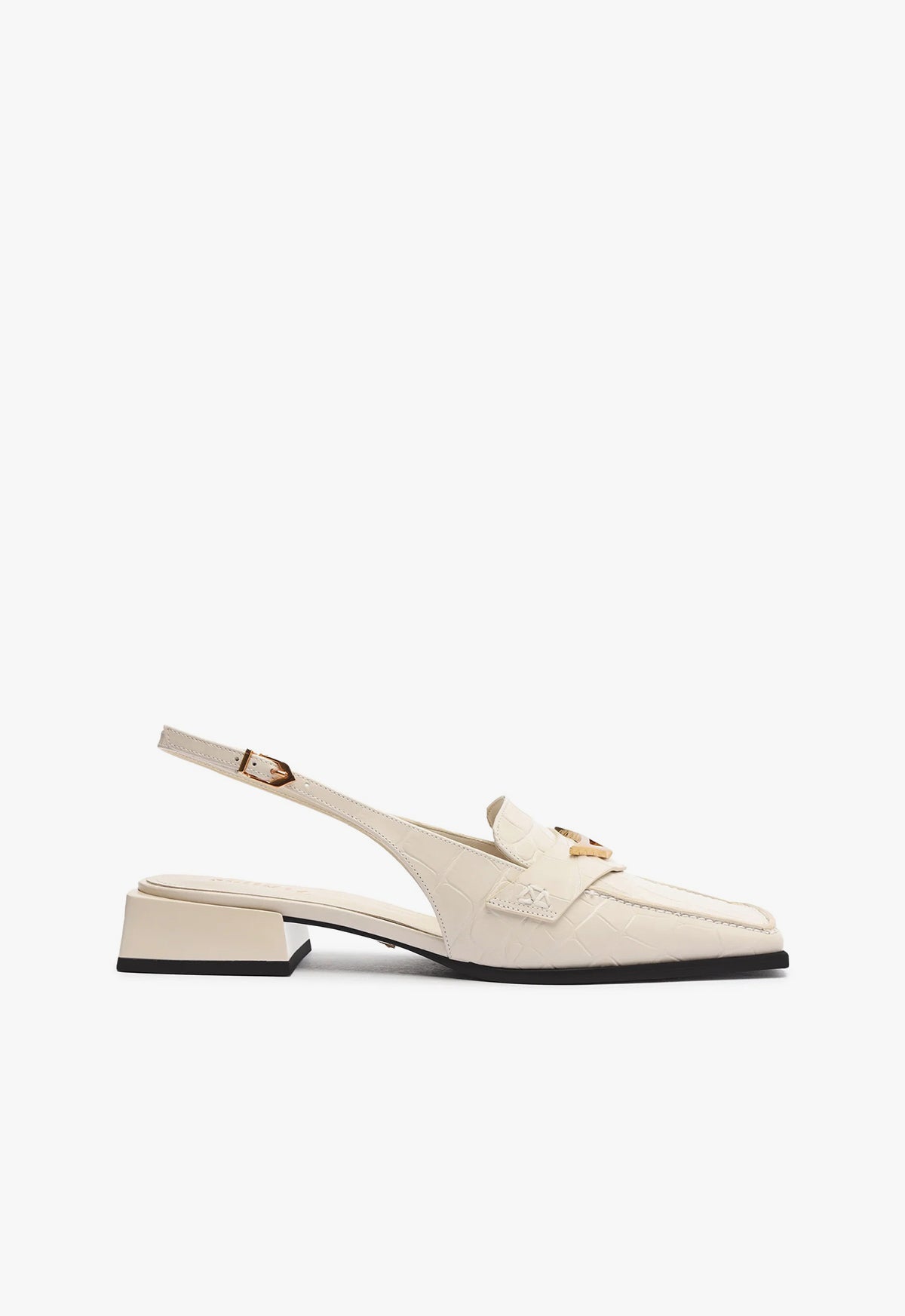 Arizona Sling Block Leather Pump Women's Comfortable Heels - Perfect for Office, Party & Evening Wear | Stylish & Supportive Footwear for Any Occasion