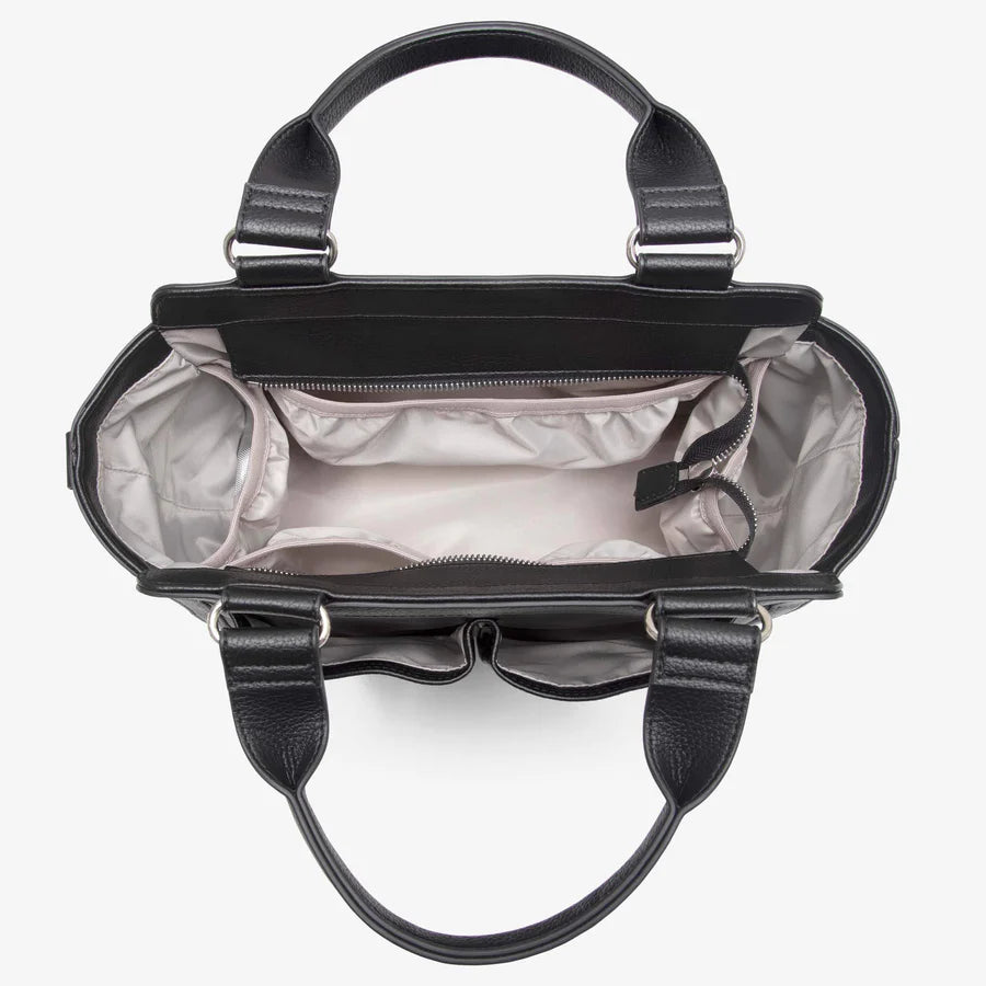 Vanchi Amelia Convertible Diaper Bag & Stroller Organizer - Black | Perfect for Baby Essentials, Travel & On-the-Go Parents