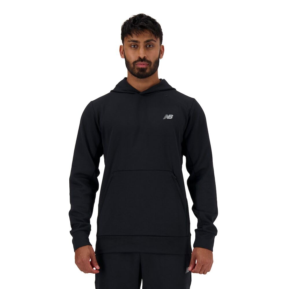 New Balance Men's Tech Knit Hoodie - Lightweight Breathable Running Jacket for Men | Gym Workout & Outdoor Sports Activewear