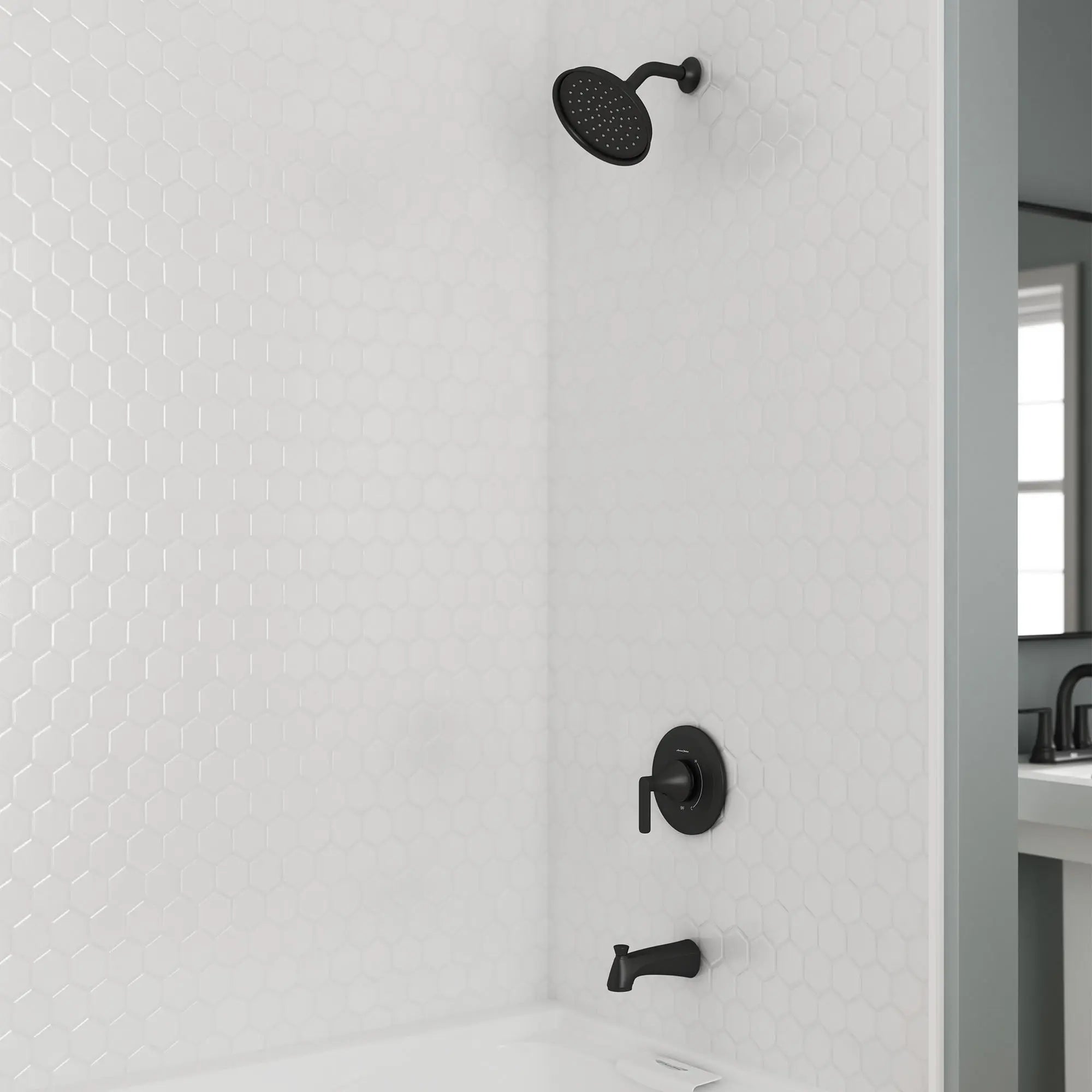 Corsham 1.8 GPM/6.8 LPM Water Saving Shower Trim Kit with Ceramic Pressure Balance Cartridge & Lever Handle - Perfect for Bathroom Renovation & Water Conservation