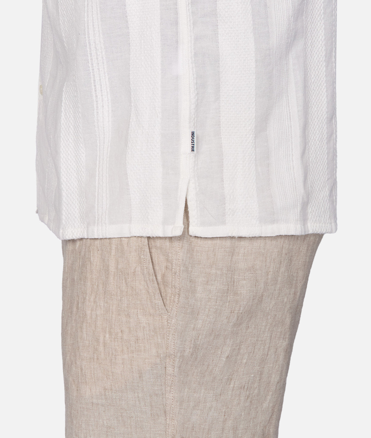 The Salamanca Short Sleeve Shirt for Men - Premium Cotton Casual Button Down Shirt in Off White | Perfect for Summer Outfits, Office Wear & Casual Dates