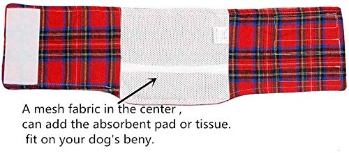 **Washable & Reusable Male Dog Diapers - Large Size (3 Pack) | Belly Wrap for Incontinence, Training & Travel | Eco-Friendly Pet Care Solution**