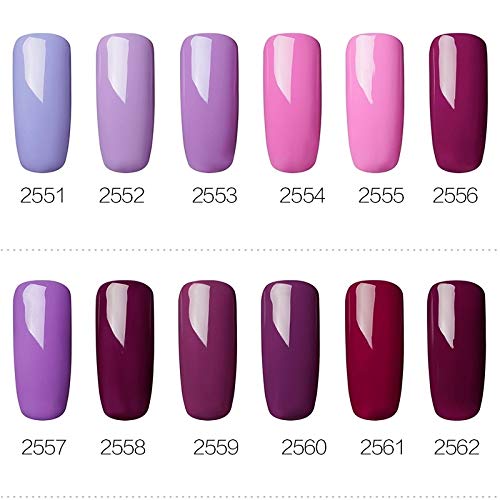 ROSALIND UV Gel Polish Set - Semi-Permanent Nail Kit with Primer, Top Coat & Poly Gel Varnish (7ml) - Professional Manicure & Pedicure Gel for Salon & Home Nail Art - Perfect for Parties, Weddings & Daily Wear