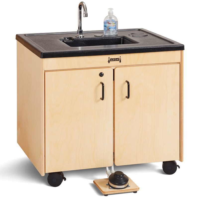 Jonti Craft Clean Hands Helper 1384JC - Kids Hand Washing Station for Classrooms & Daycares - Perfect for Preschool, Kindergarten & Home Use