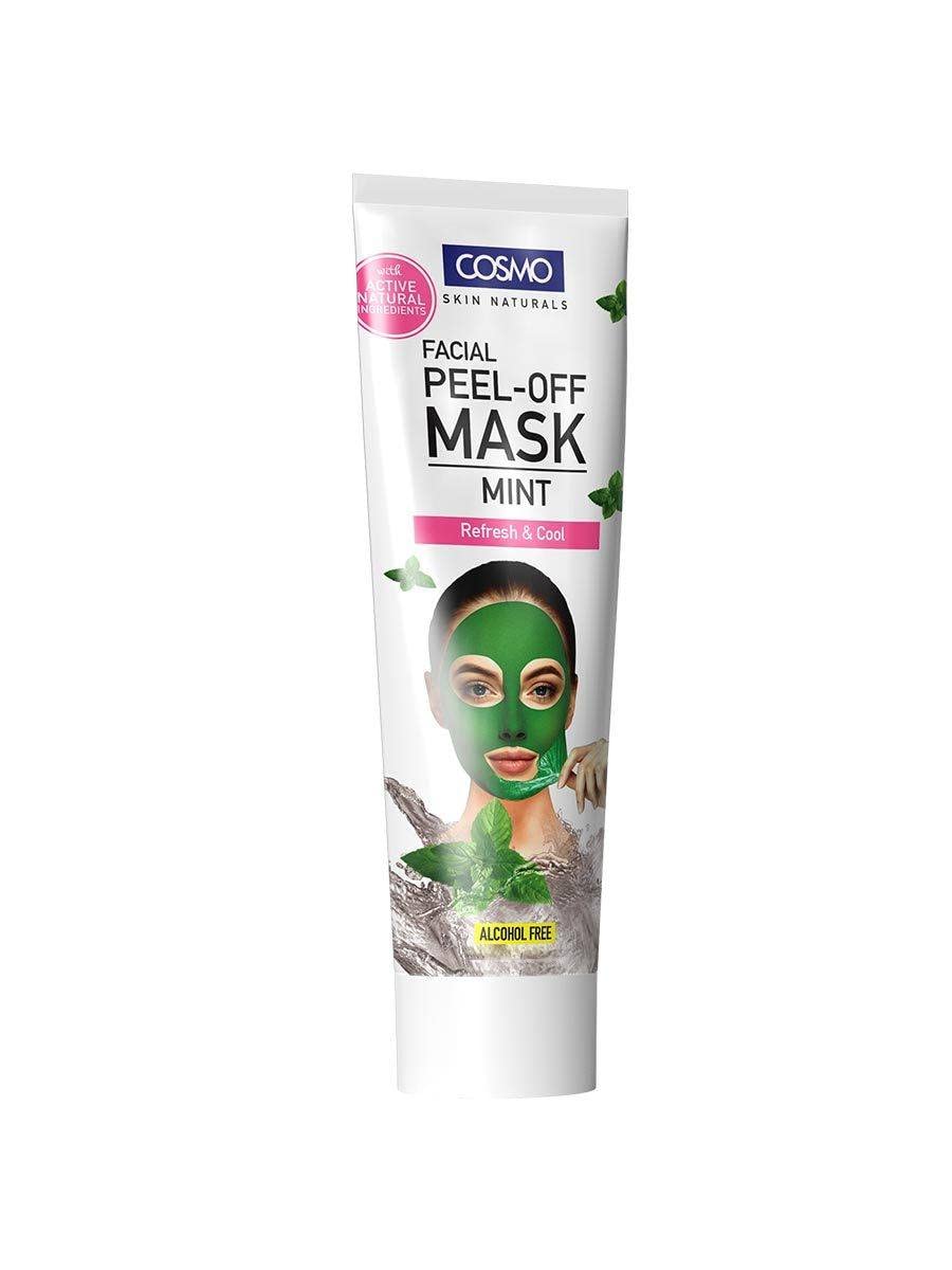 Cosmo Bath & Body Wash Facial Peel Off Mask - Mint Refresh Cool 75ml | Alcohol-Free Deep Skin Purifying | Blackhead & Whitehead Remover | Face & Body Care for Men & Women | Perfect for Spa Days & Post-Workout Refreshment