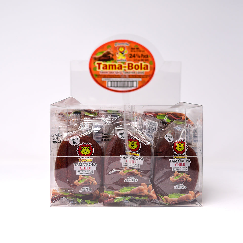 El Leon Tamabola Chile Candy | 24 Count Box - Perfect for Parties, Gifts & Mexican Snack Lovers