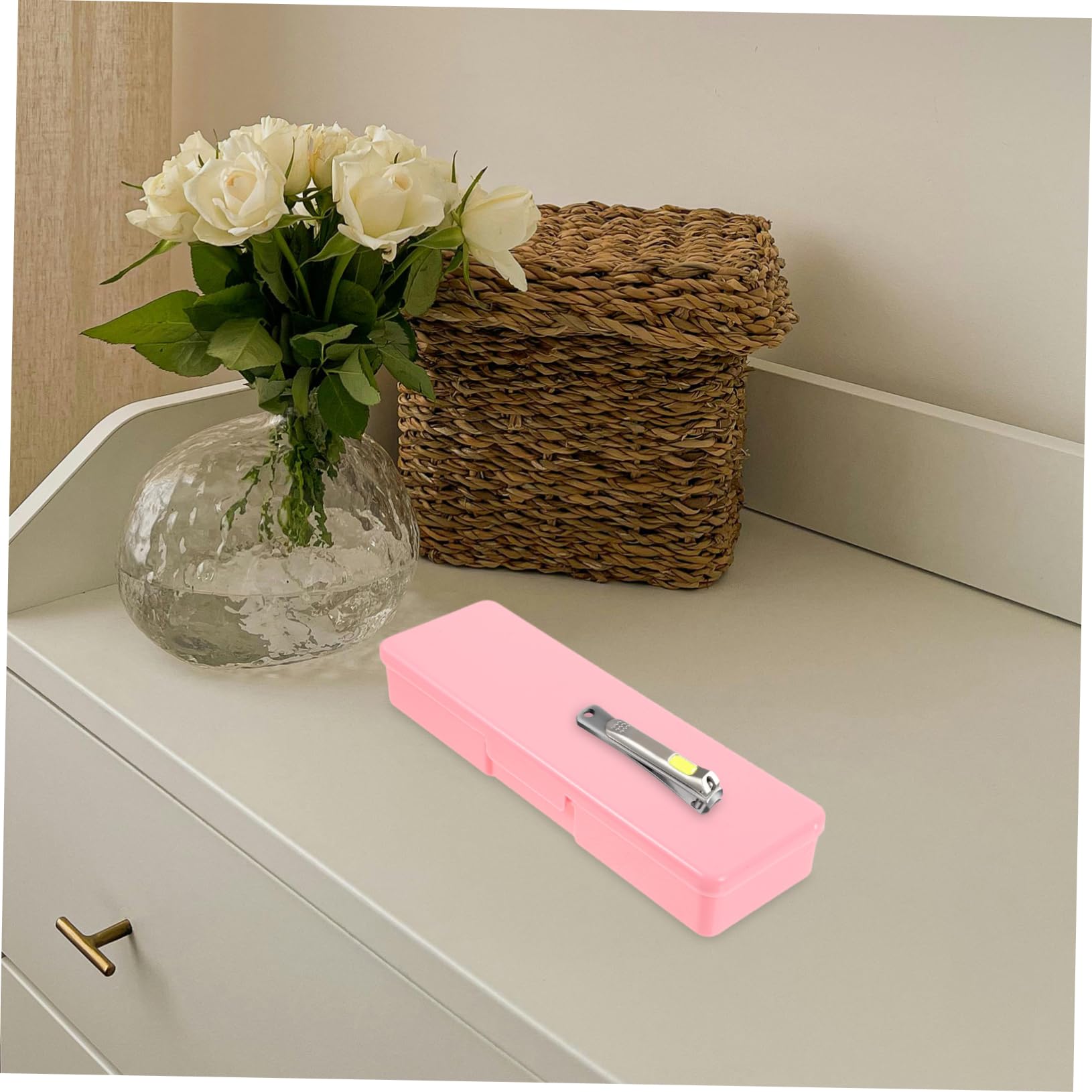 NOLITOY 5-Piece Eyelash Extension Storage Box Set - Lash Tweezers Holder Case for Cluster Lashes, Accessories Organizer - Perfect for Salon, Home & Travel Use