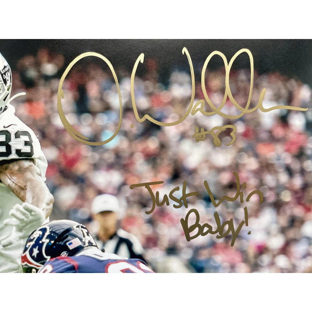 Darren Waller Autographed Las Vegas Raiders 11x14 Photo - Signed 