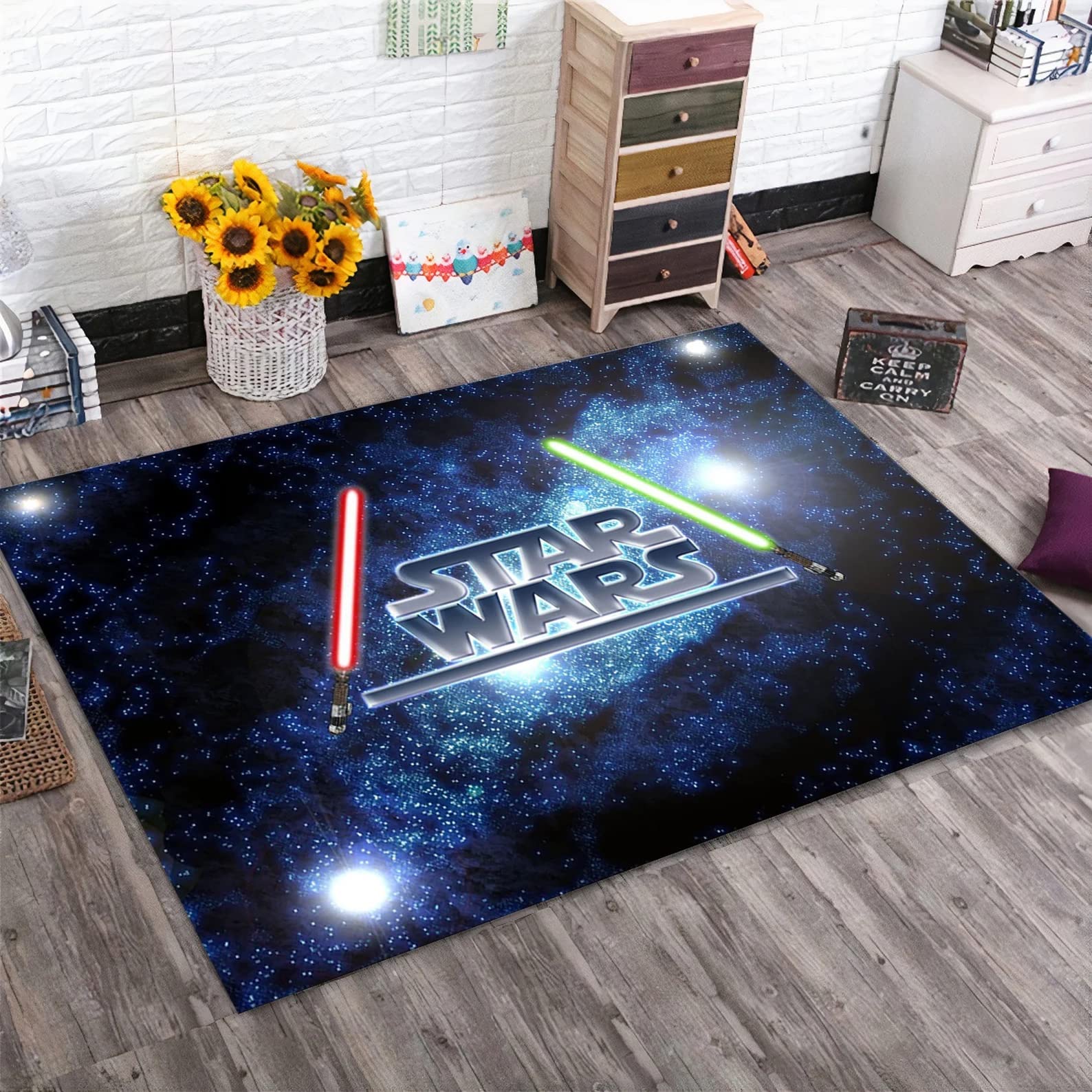 Soft Non-Slip Movie Characters Area Rug - 3x5, 4x6, 5x8, 5.2x9 ft - Perfect for Bedroom, Living Room & Home Decor - Great Gift for Movie Lovers & Boys - Ideal for Cozy Movie Nights & Pop Culture Themed Spaces