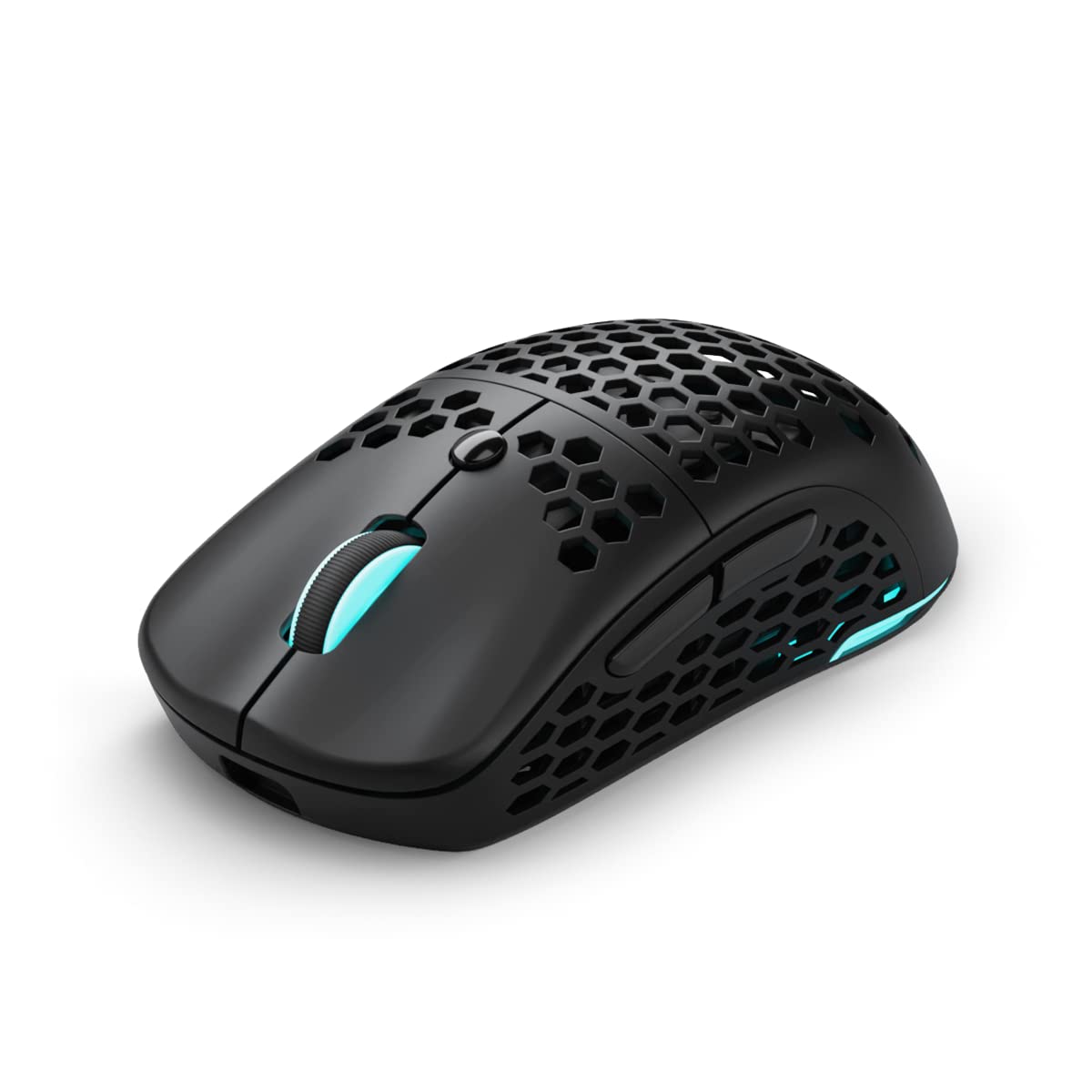 Pwnage Ultra Custom Ambi Wireless Gaming Mouse - Adjustable Sensor for Esports & Pro Gamers - PMW3370 Optical Sensor 19,000 DPI - Custom RGB Lighting (Honeycomb Design, Wireless, Black) - Perfect for FPS, MOBA & Competitive Gaming