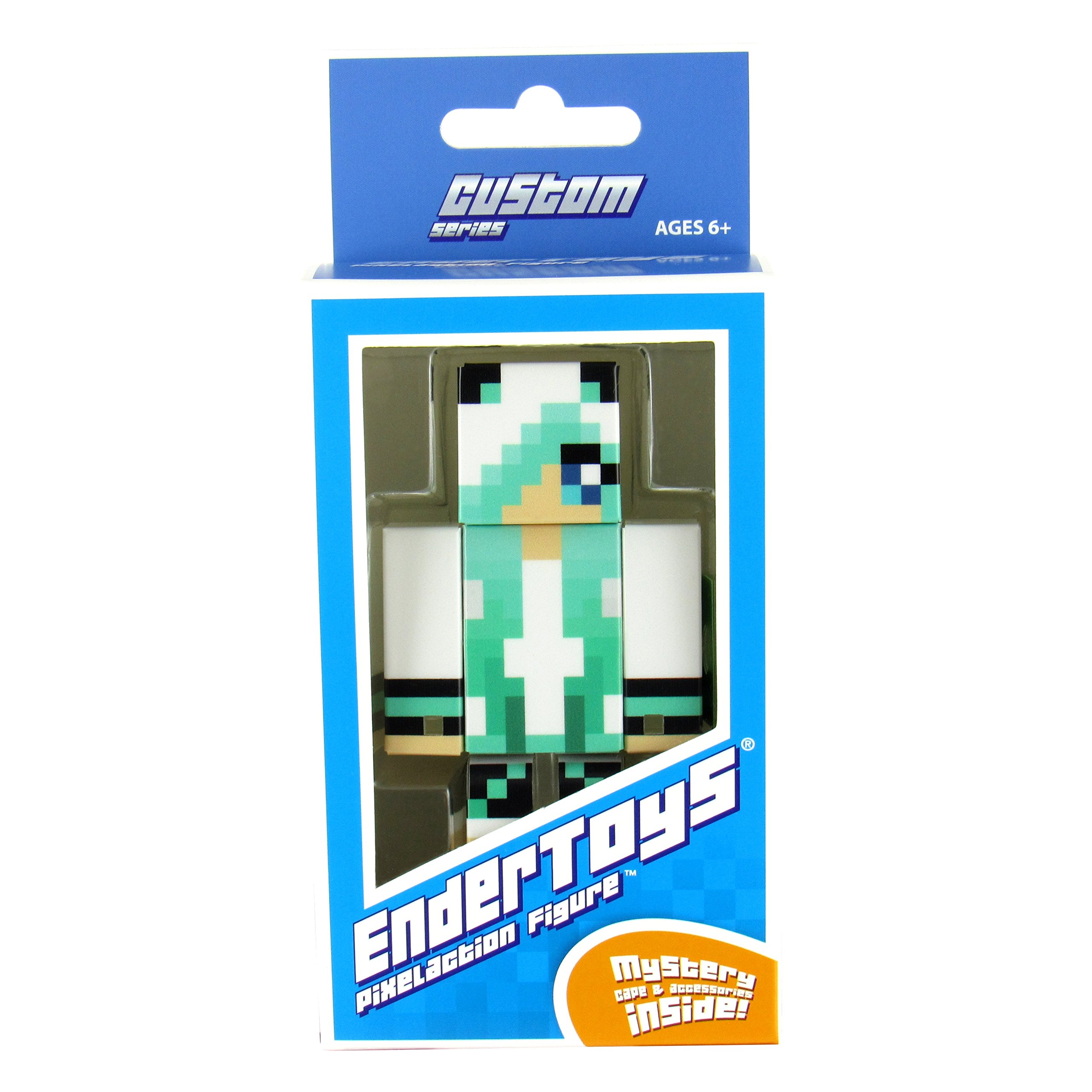 EnderToys Panda Girl Teal Action Figure - Collectible Anime Toy for Kids & Adults - Perfect for Display, Gifts, and Role Play Scenes