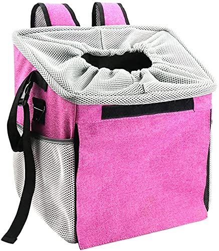 LTouo Pet Carrier Bag - Foldable Dog & Cat Travel Carrier for Car Seat, Bike Basket, or Handheld Use - Safety Pet Carrier Pouch (31x27x37cm) - Perfect for Travel, Hiking, and Outdoor Adventures