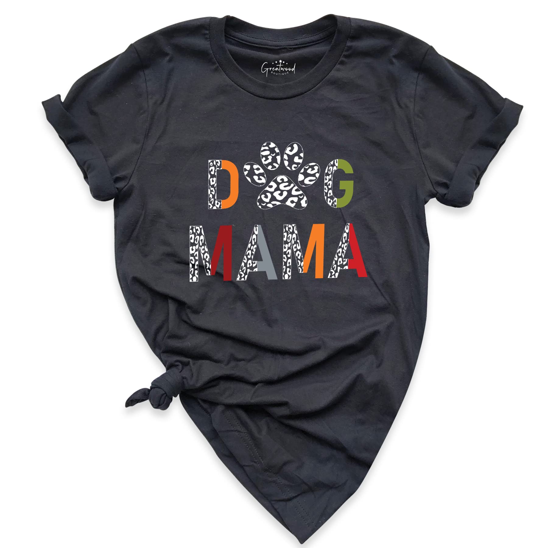 Dog Mom T-Shirt - Cute Dog Mama Tee for Women - Perfect Gift for Dog Lovers & Animal Lovers - Dog Mom Shirt for Mother's Day, Birthdays & Special Occasions - Comfortable Cotton Tee for Dog Owners - Wear to Dog Parks, Vet Visits & Pet-Friendly Outings