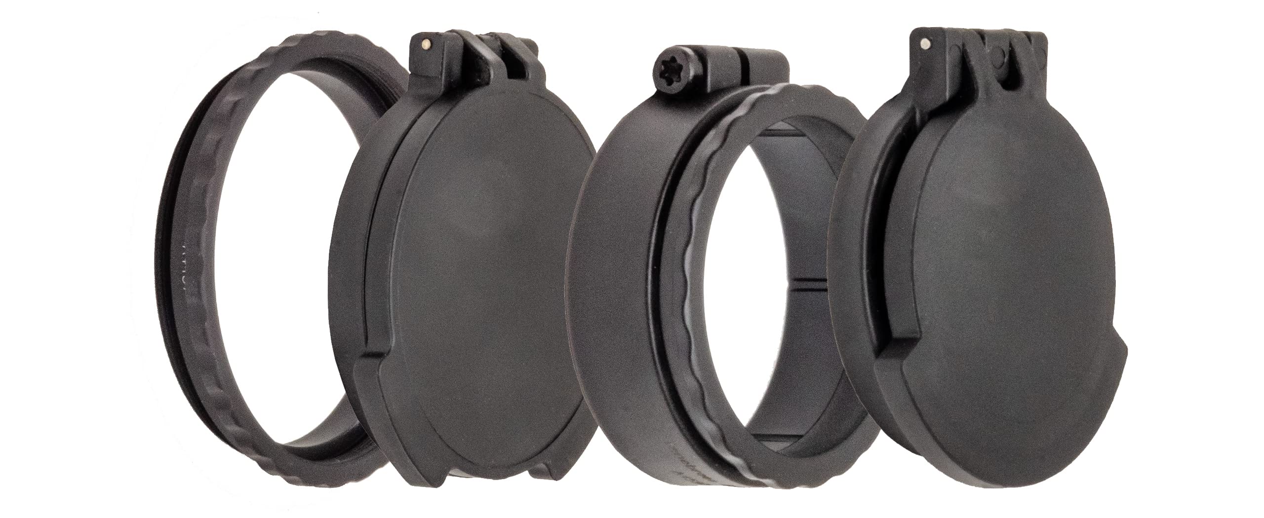 Tenebraex Ocular & Objective Scope Cover Kit for Tract Rifles - Premium Lens Protection for Hunting & Shooting - Ideal for Outdoor Adventures, Tactical Training, and Long-Range Precision Shooting