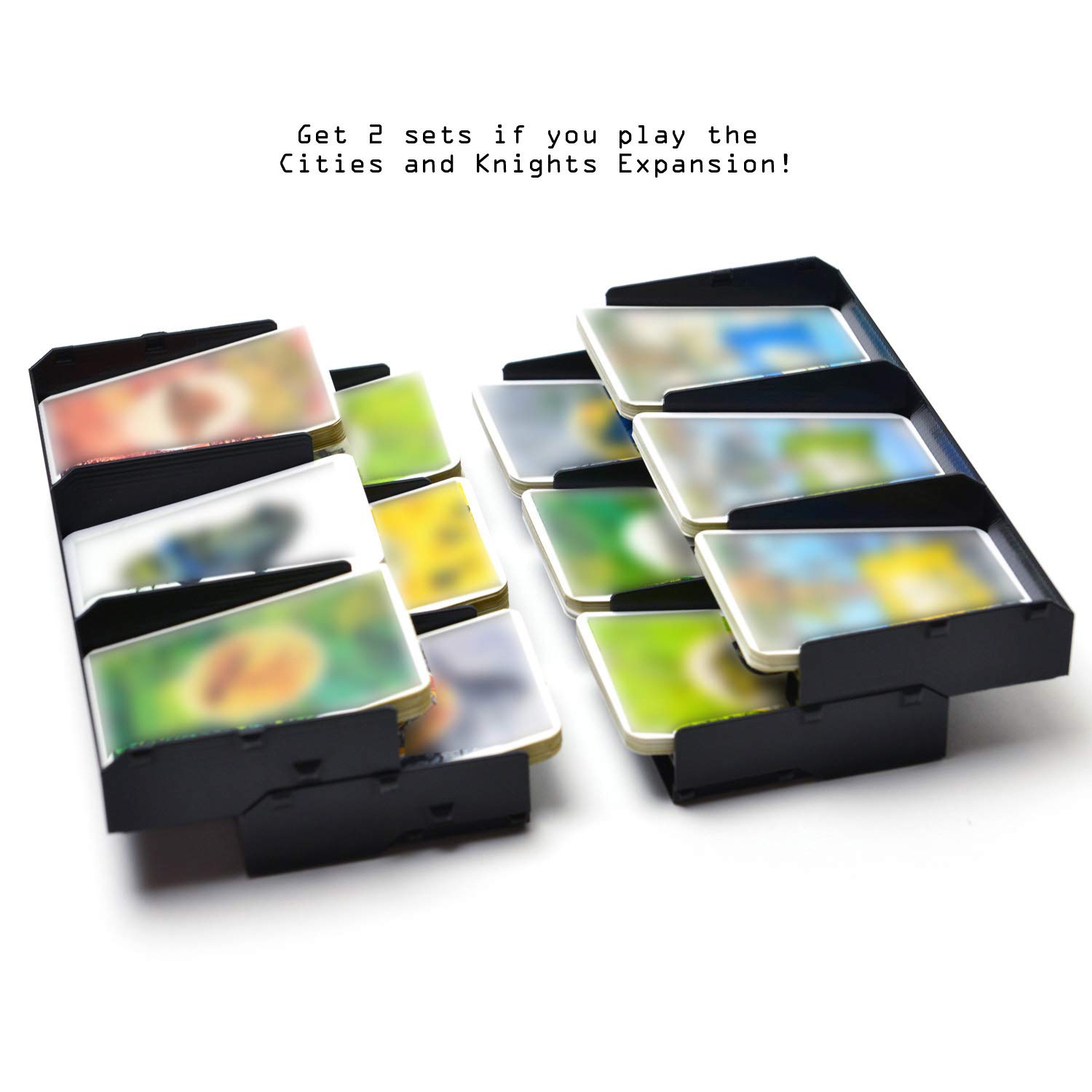 Premium Card Tray Organizer for Settlers of Catan | Board Game Accessories | Perfect for Game Nights & Storage Solutions
