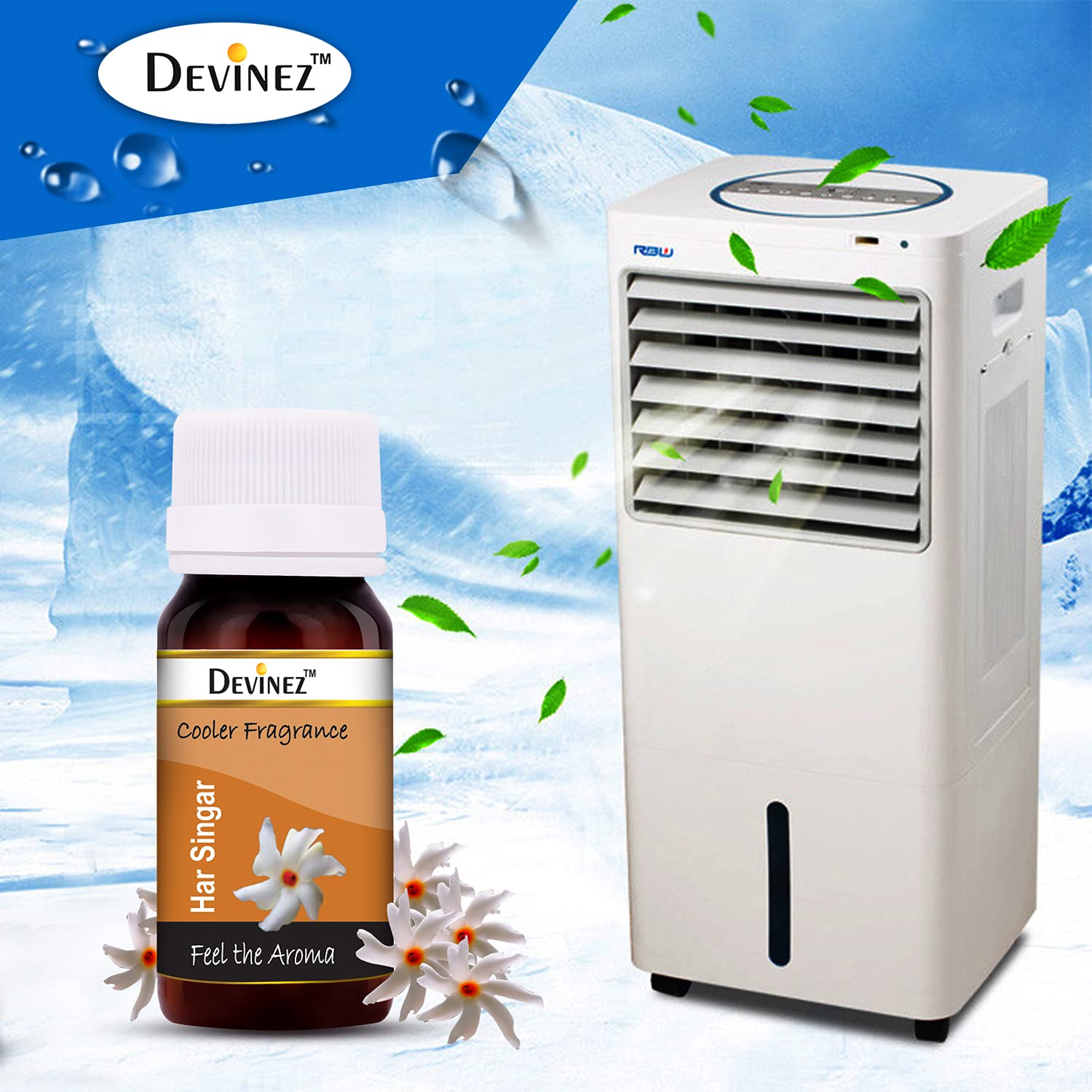 Devinez Har Singar & Musk Essential Oil Cooler Perfume Set - 2 x 60ml Floral & Woody Fragrance for Men & Women | Perfect for Daily Wear, Office & Special Occasions