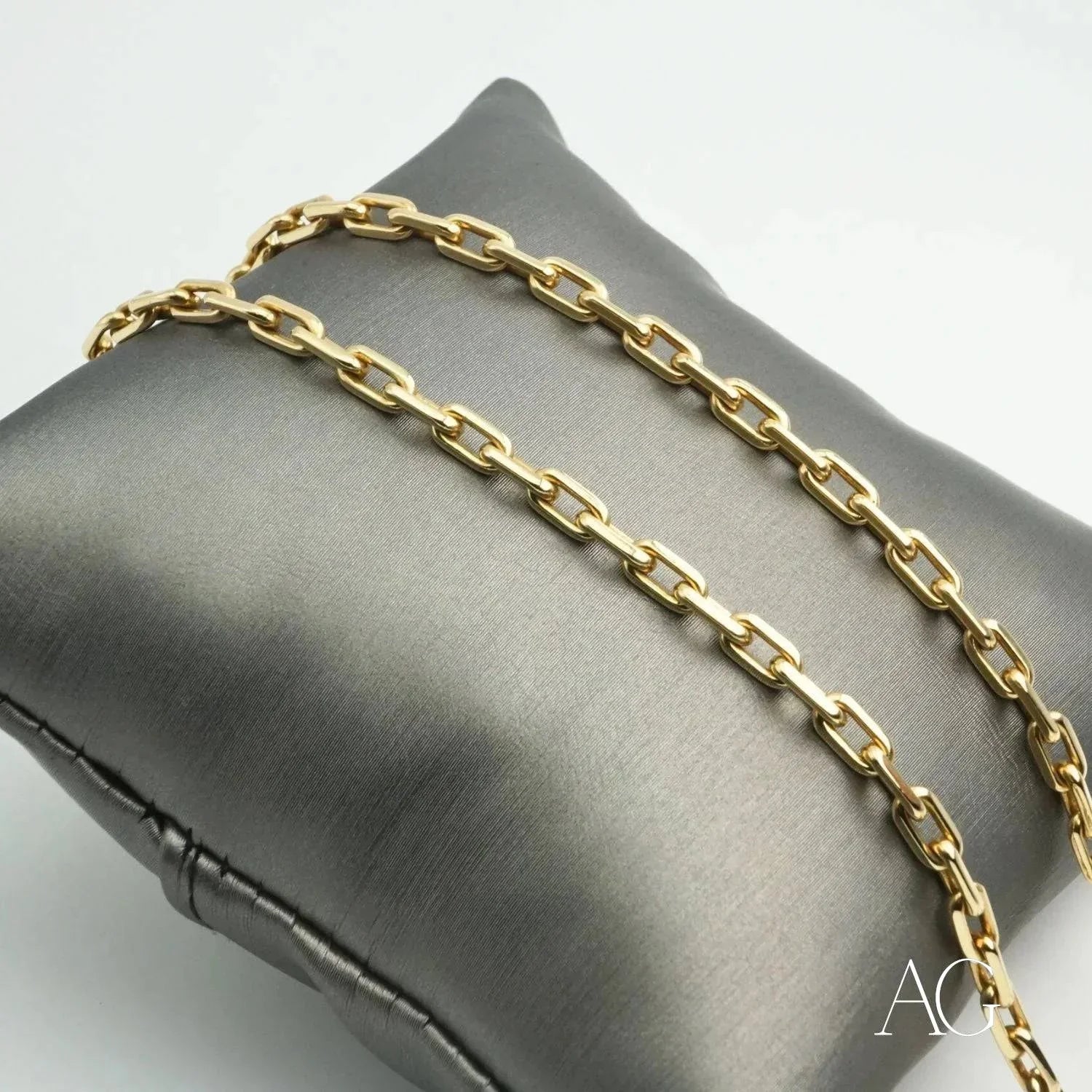 18K Gold Diamond Cut Chain Necklace for Women - Elegant & Durable Jewelry for Parties, Weddings & Everyday Wear