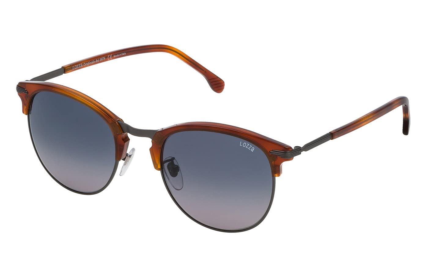 Polarized Fashion Sunglasses for Men - LOZZA Brown SL2292M-627Y UV Protection Aviator Style | Perfect for Driving, Outdoor Sports & Summer Vacations