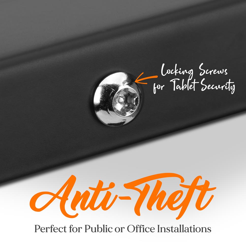 iPad Security Stand - Anti-Theft Locking Mount for Public Displays & Retail Stores | Secure Tablet Holder for Kiosks, Exhibitions, and POS Stations