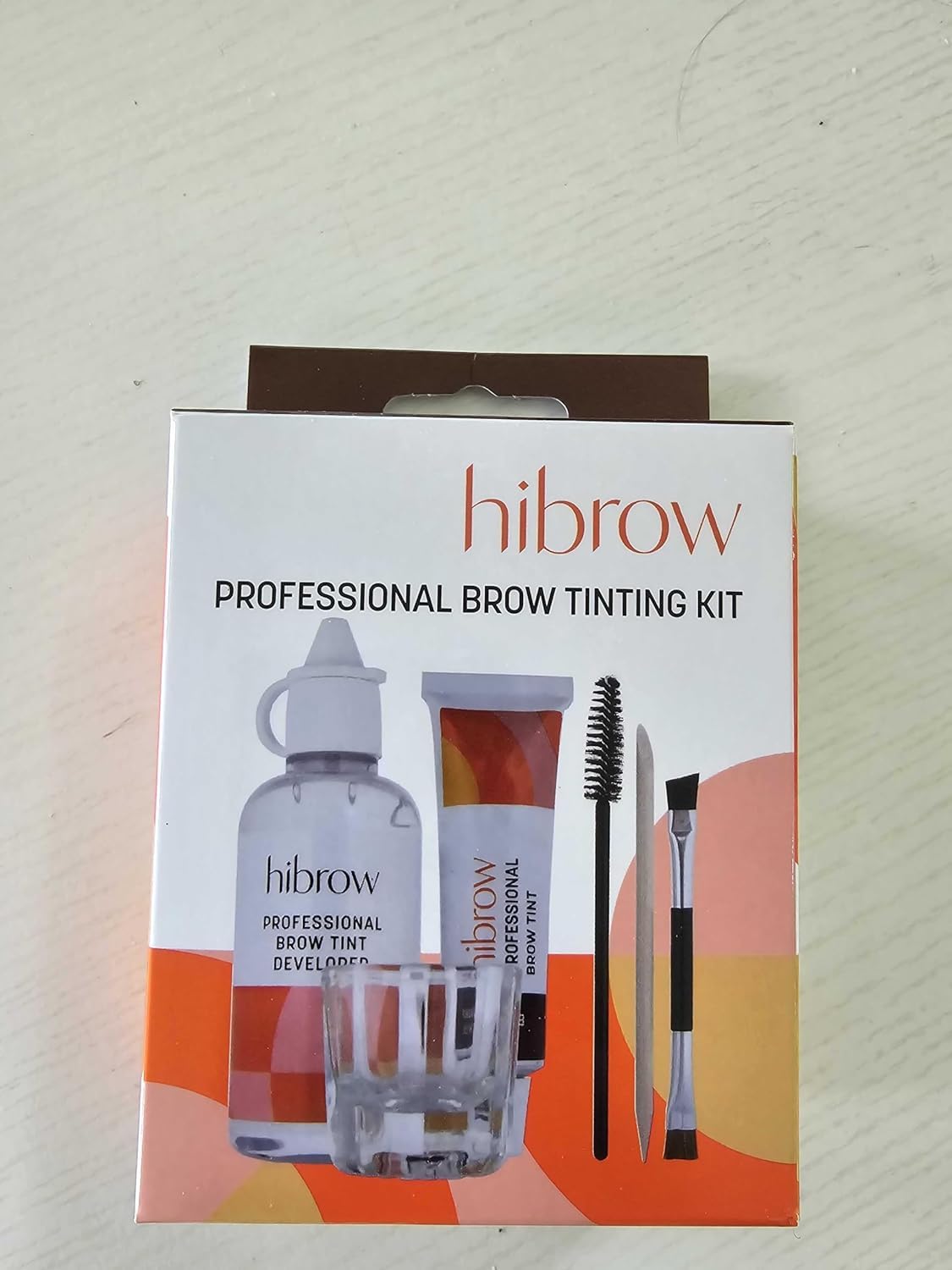 Professional Eyebrow Tinting Kit - Dark Brown Eyebrow Dye with Developer, Mixing Dish & Tools - 15ml Tint + 50ml Developer, Dual-End Brush, Mascara Wand - DIY Salon-Quality Brows at Home for Perfect Eyebrow Shaping & Enhancement