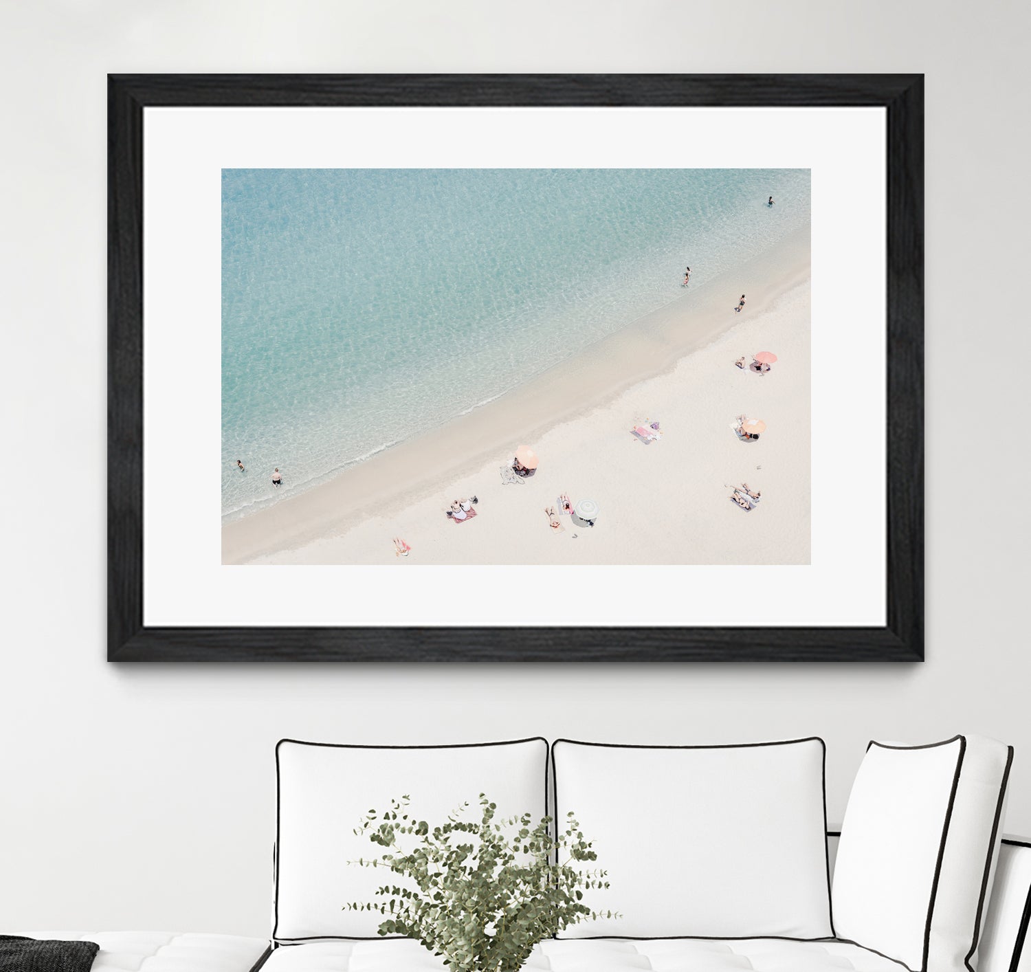 Stunning Aerial Beach View - High-Quality Wall Art for Home & Office Decor | Perfect for Living Rooms, Bedrooms, and Coastal Themed Spaces