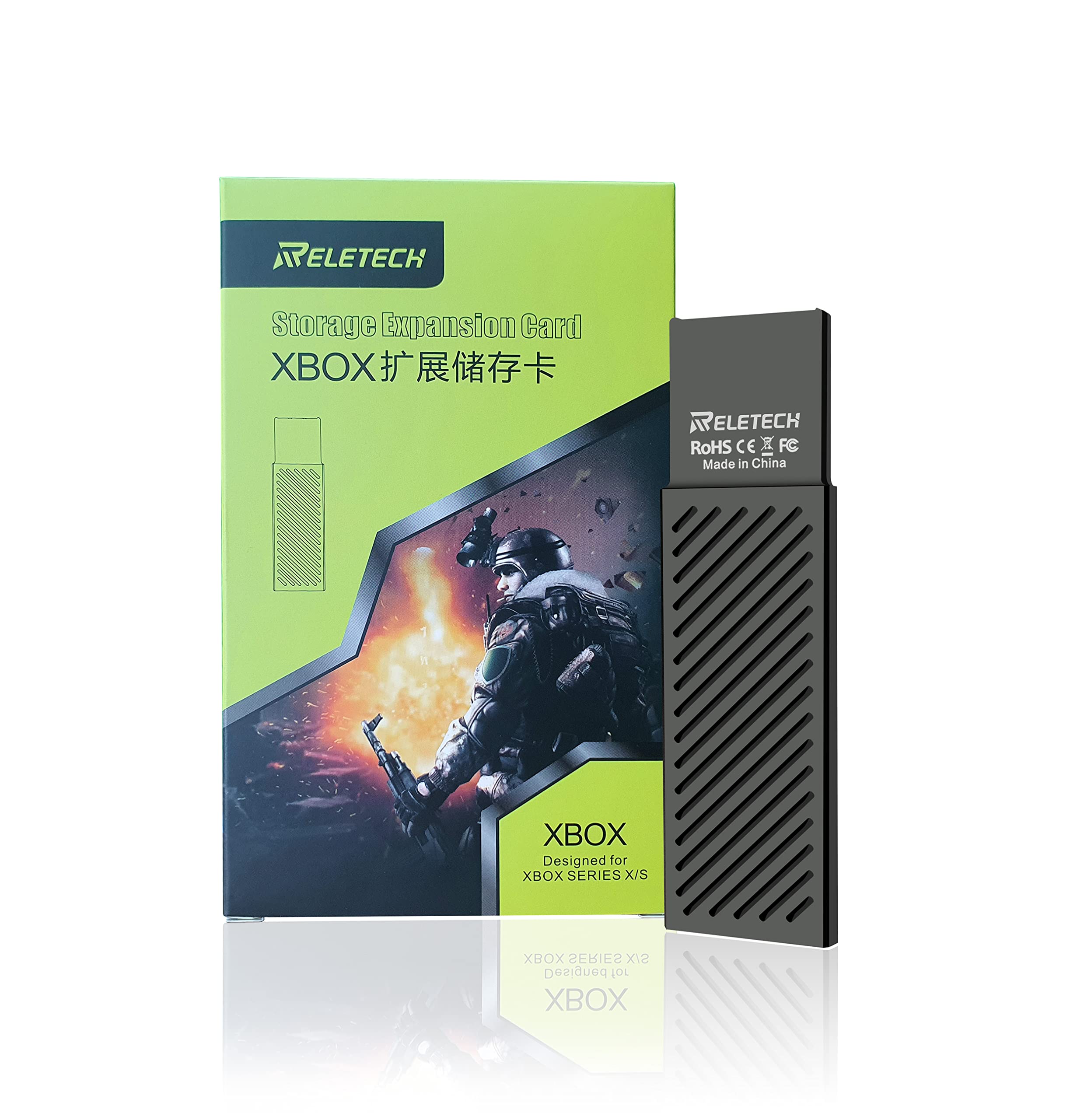 Xbox Series X & S 1TB/2TB NVMe SSD Storage Expansion Card - High-Speed Solid State Drive for Gaming (Black, 1TB) - Upgrade Your Console Storage for Faster Load Times & More Games