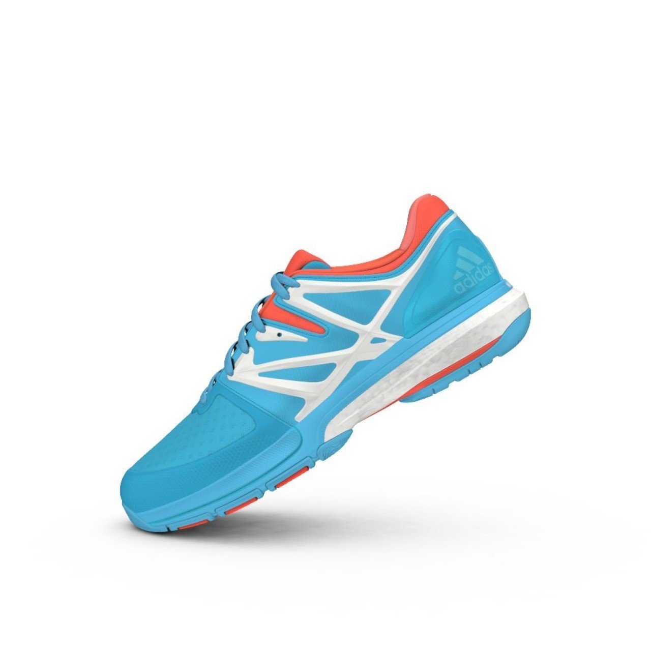 adidas Stabil Boost Women's Running Shoes - Lightweight Cushioned Sneakers for Training & Jogging (US 5.5, Red/White/Blue B27238) | Perfect for Gym Workouts, Outdoor Running & Casual Wear