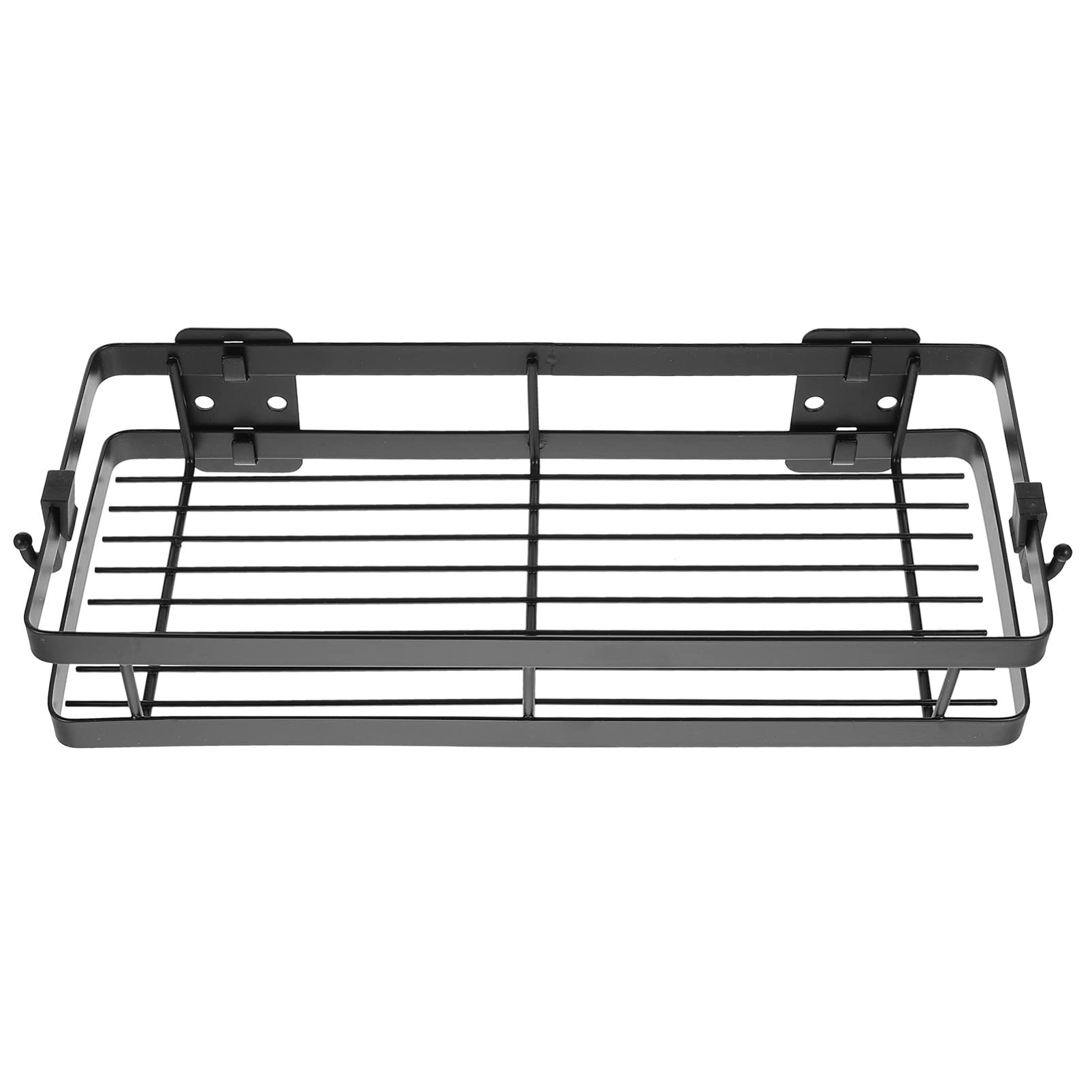 Sturdy Metal Shower Caddy Hooks - Wall Mounted Bathroom Organizer with Screws for Hanging Storage, 1 Set - Perfect for Small Spaces, Apartments & Dorm Showers