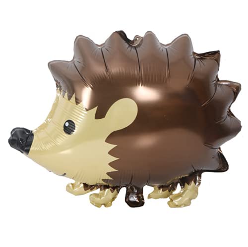 8 Pack Cute Animal Balloons - Hedgehog & Fox Helium Balloons for Birthday Party Decorations, Baby Shower Supplies, Gender Reveal, Kids Room Decor & Photo Backdrop