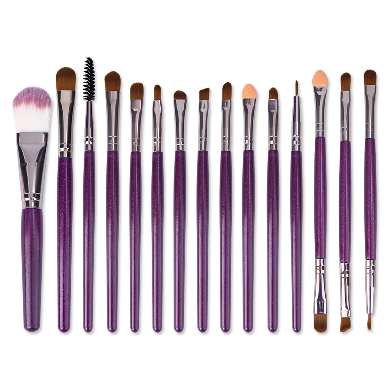 UCANBE Professional 40-Color Eyeshadow Palette with 15-Piece Brush Set - Matte, Shimmer & Glitter Long-Lasting Waterproof Makeup Kit for Party, Wedding & Daily Eye Makeup Looks