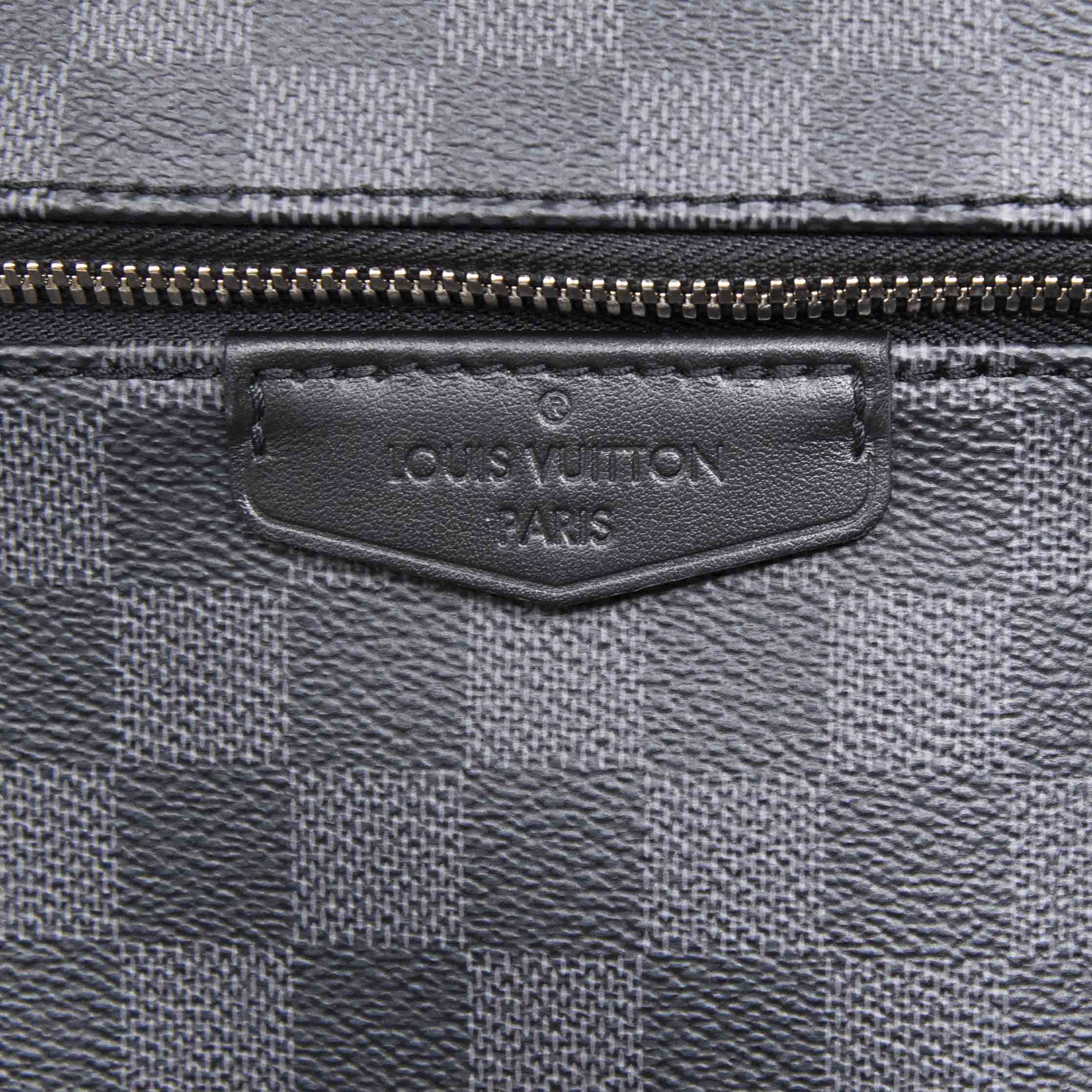 Louis Vuitton Damier Graphite Josh Backpack for Men - Luxury Designer Laptop Backpack - Perfect for Work, Travel & Daily Commute