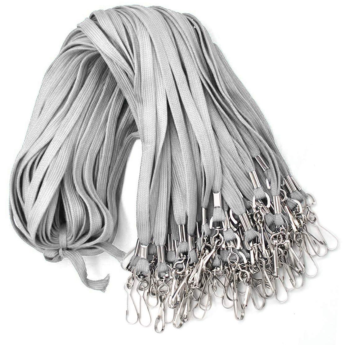 Beebel 50Pcs Waterproof ID Card Holder with Lanyards - Office & Event Use