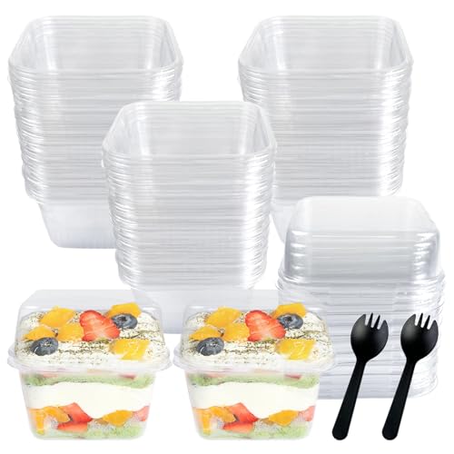 Square cups(100Pcs)