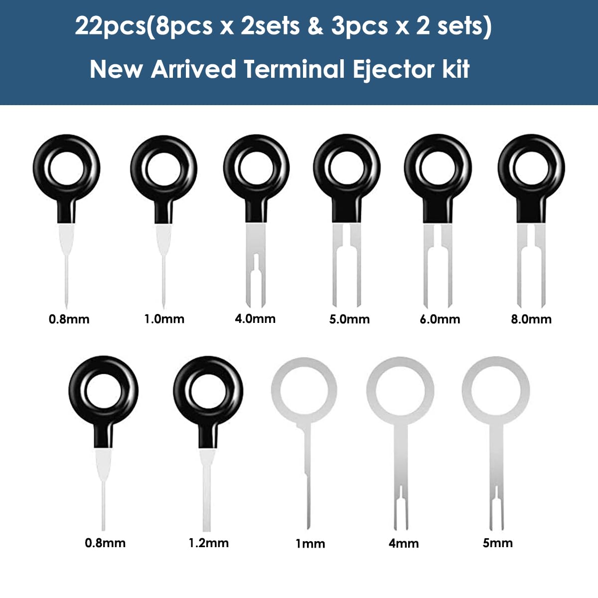 76Pcs Automotive Terminal Removal Tool Kit - Electrical Connector Pin Extractor & Depinning Tool Set for Car Wiring Repair | Ideal for Mechanics, DIY Auto Electrical Work & Vehicle Maintenance