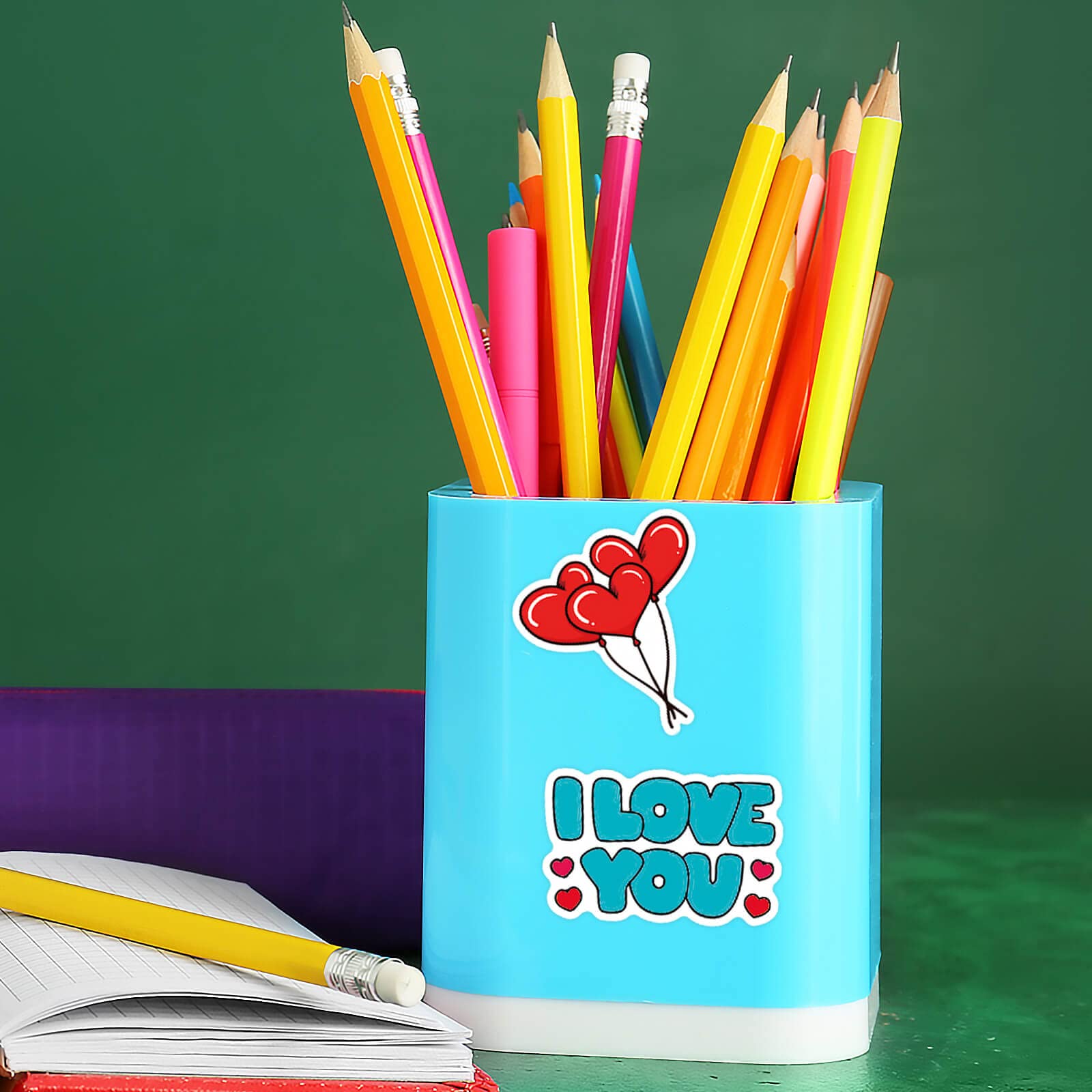 100PCS Valentine's Day Stickers - Waterproof Vinyl Decals for Laptops, Water Bottles, Scooters | Romantic Love Stickers for Couples, Gifts, Wall & Window Decor | Perfect for Valentine's Day, Anniversaries & DIY Crafts