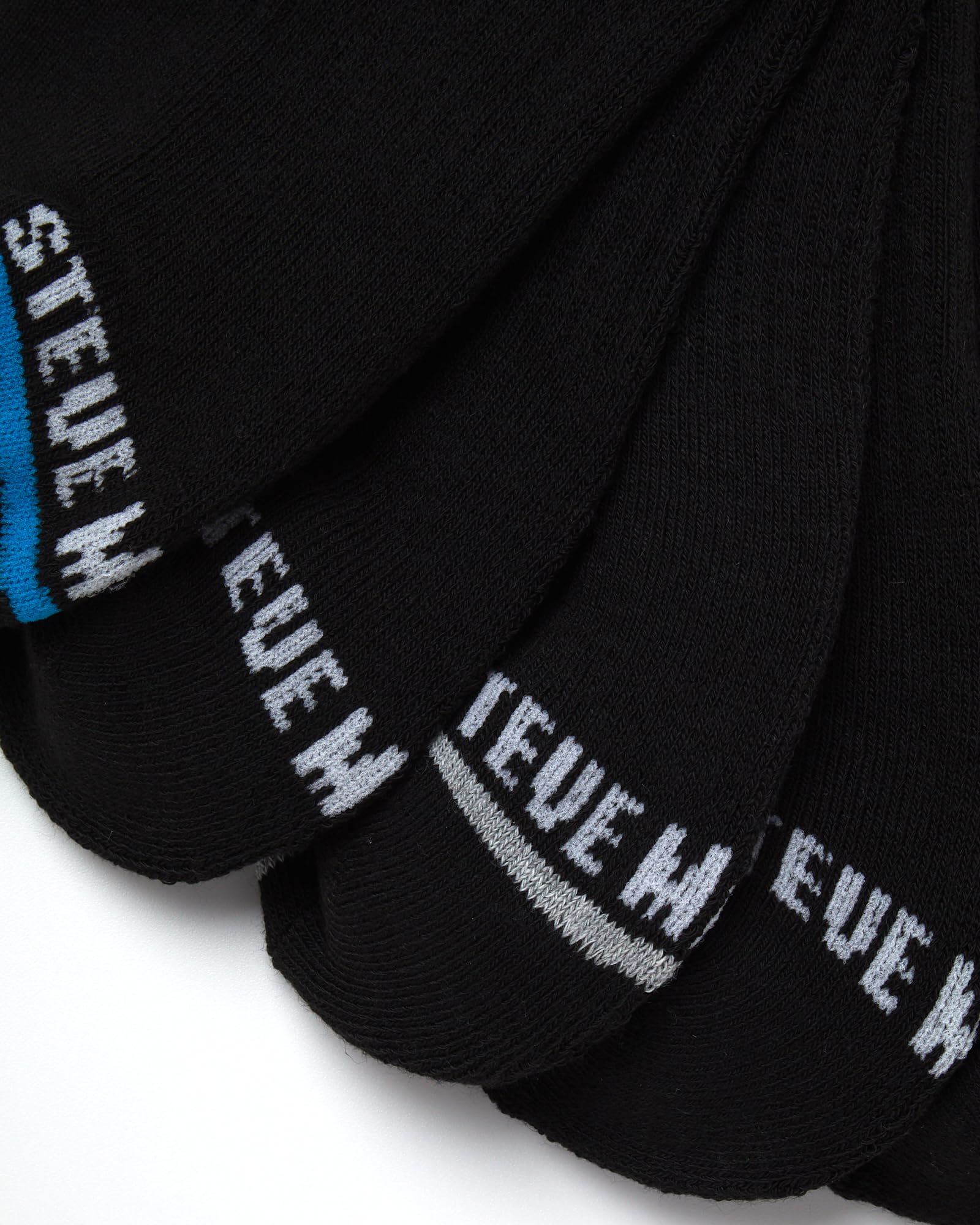 Steve Madden Men's Athletic Crew Socks 6-Pack - Performance Cushioned Workout Socks for Running, Gym & Sports - Breathable Cotton Blend (Sizes 10-13) - Perfect for Casual Wear & Active Lifestyle