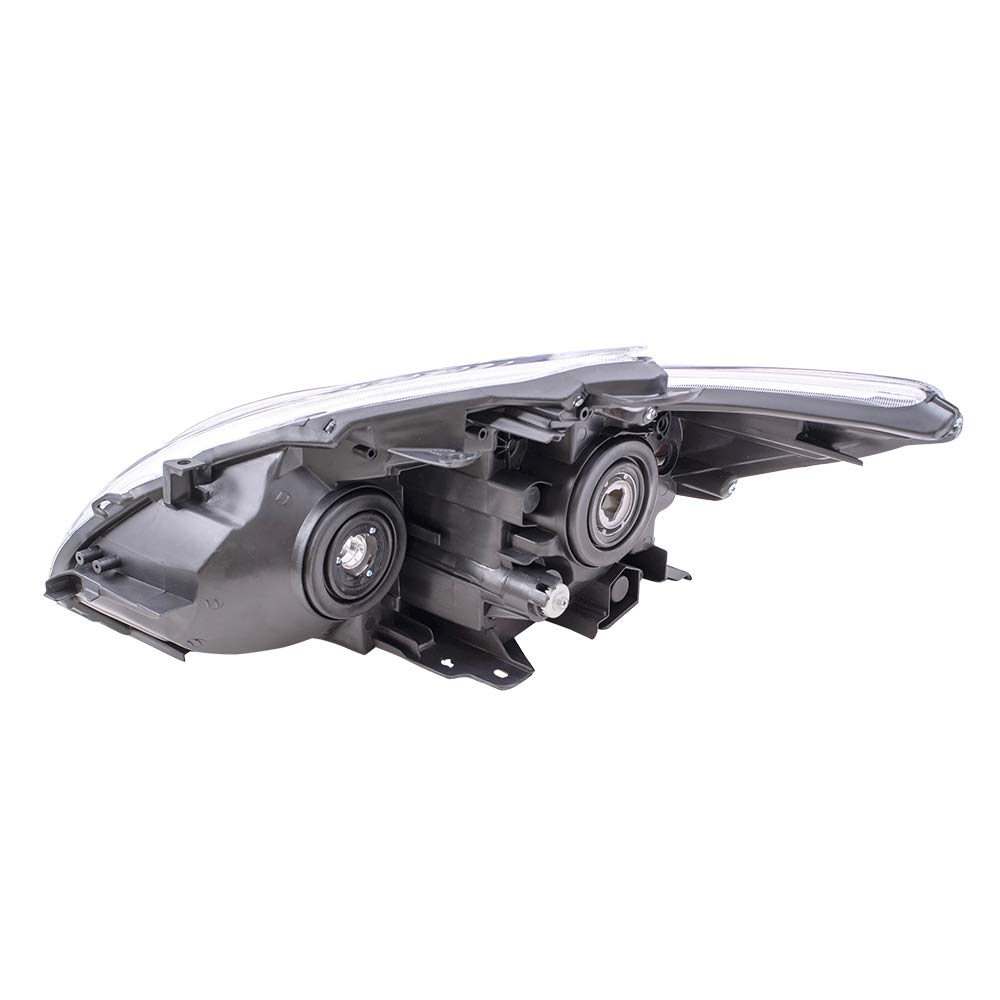 Brock Replacement Halogen Headlight Assembly Set - Left & Right - Compatible with 2012-2015 Toyota Prius - Perfect for Night Driving & Vehicle Restoration Projects