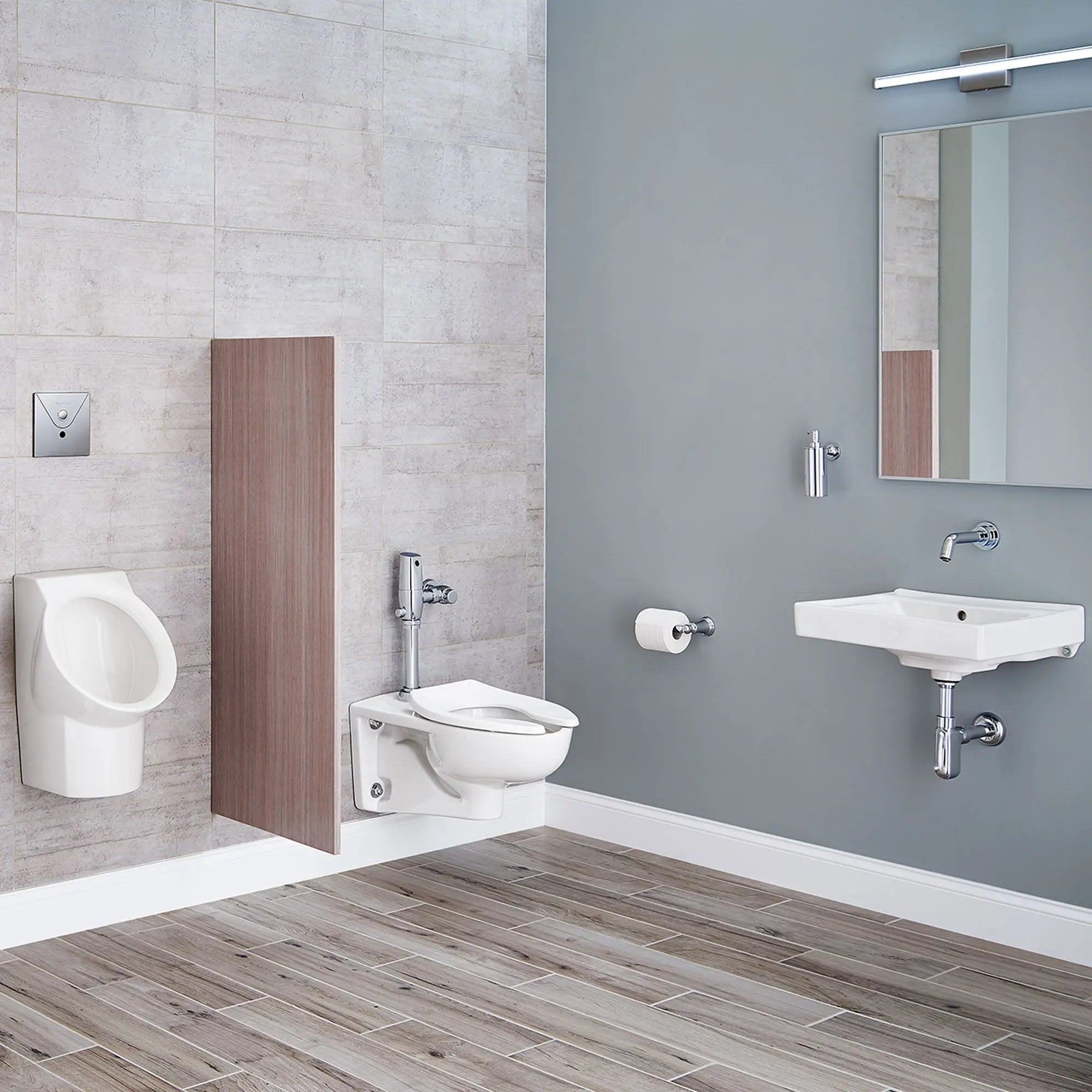 Heavy Duty Commercial Open Front Elongated Toilet Seat with EverClean® Surface & Self-Sustaining Hinges - Durable Bathroom Upgrade for High-Traffic Restrooms, Hospitals, and Public Facilities