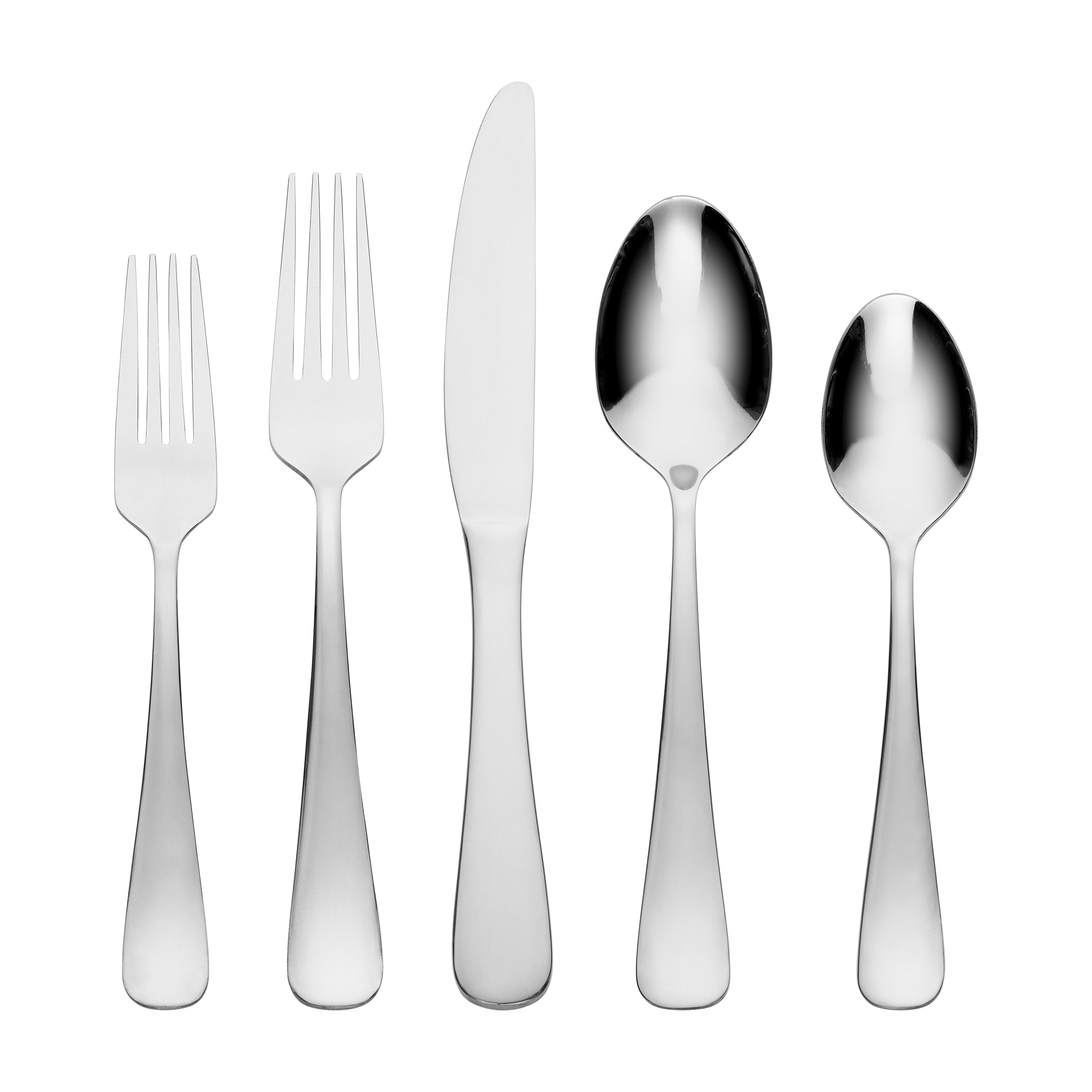 Melody 20-Piece Stainless Steel Flatware Set - Elegant Silverware for Dining, Kitchen & Entertaining - Perfect for Dinner Parties, Weddings & Everyday Use