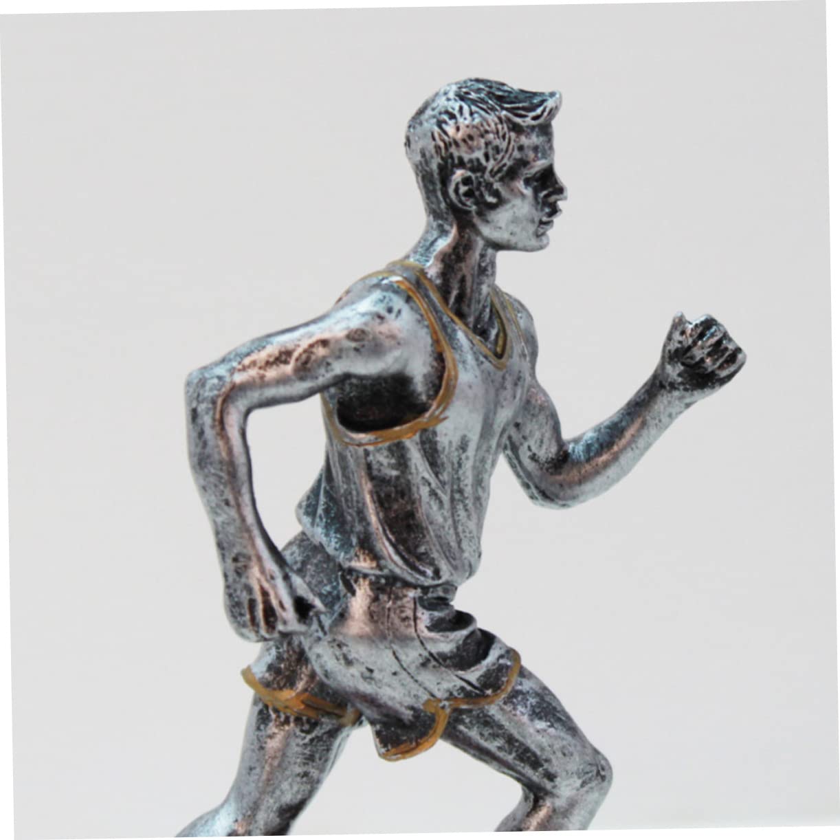 Mipcase 3 Pcs Running Theme Figurines - Mini Marathon Trophy Decorations for Office Desk, Craft Projects, and Sports Awards - Perfect for Running Enthusiasts, Race Events, and Home Decor