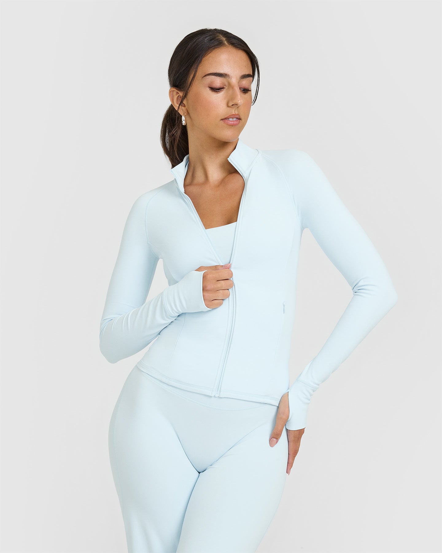 SoftMotion™ Lightweight Jacket for Women - Cloud Blue | Comfortable & Stylish Outerwear for Travel, Hiking & Everyday Wear