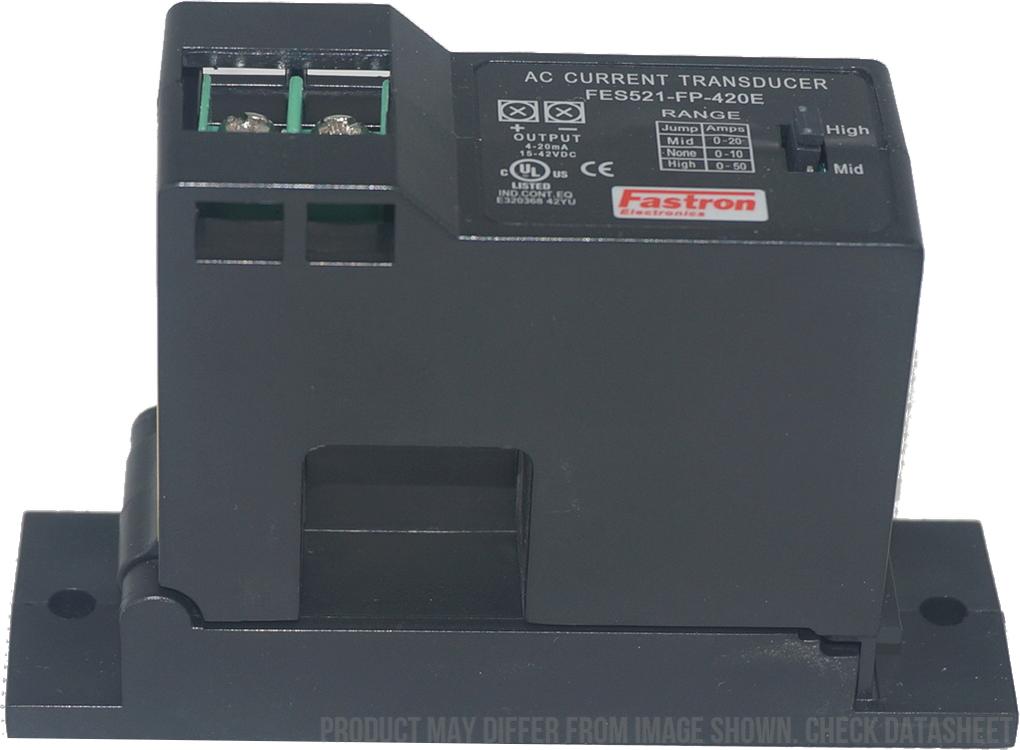 FES521 FP 420T Split Core AC Current Transducer - 10A/20A/50A Multirange, True RMS 4-20mA Output, 1% Accuracy - Ideal for Industrial Automation, Energy Monitoring, and Electrical Equipment Testing