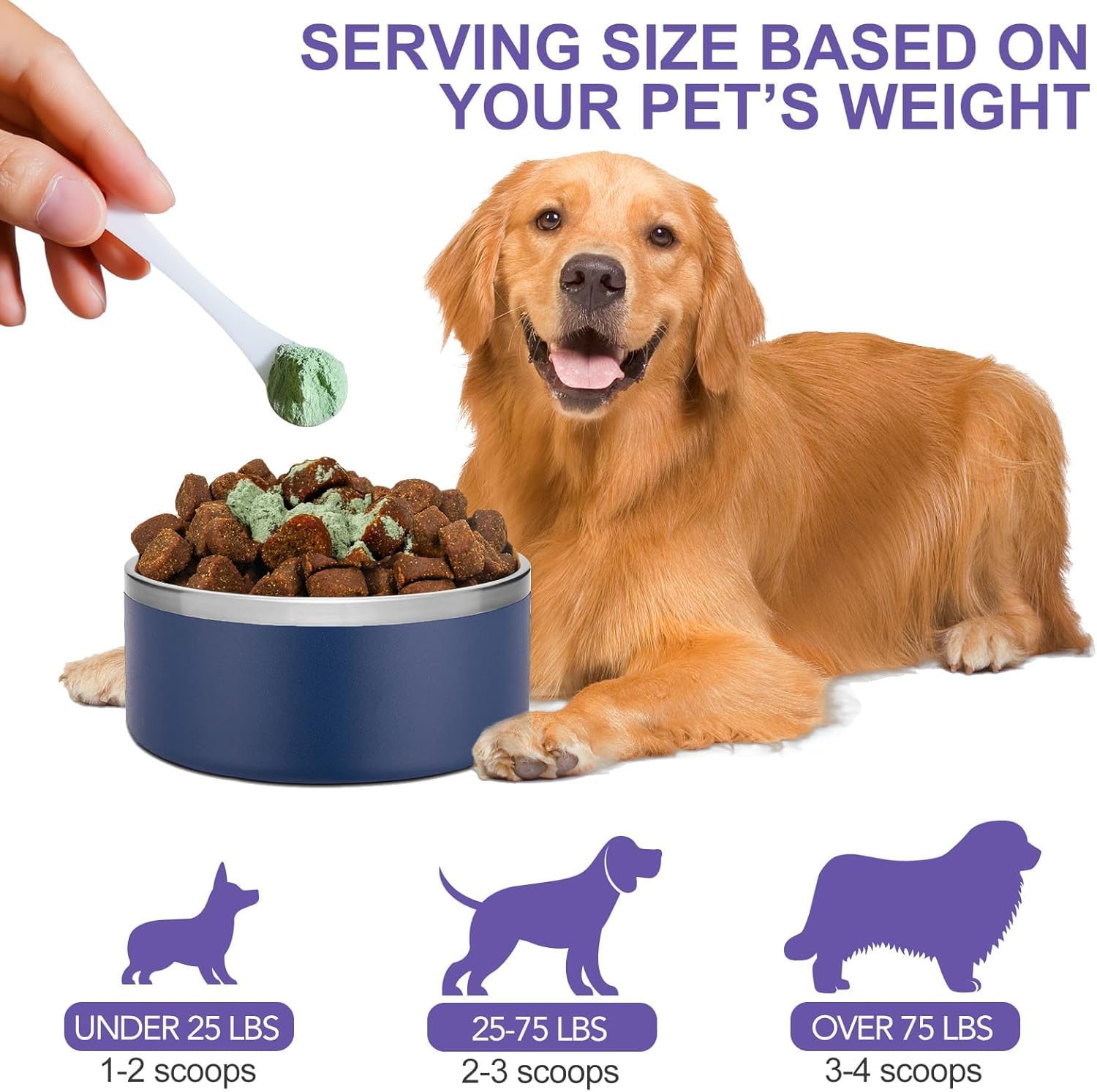 Natural Dog Teeth Cleaning Powder for Bad Breath Treatment - Dental Care Powder with Probiotics to Remove Plaque & Tartar - Freshen Dog Breath for All Breeds & Sizes - Perfect for Daily Oral Hygiene & Vet Visits